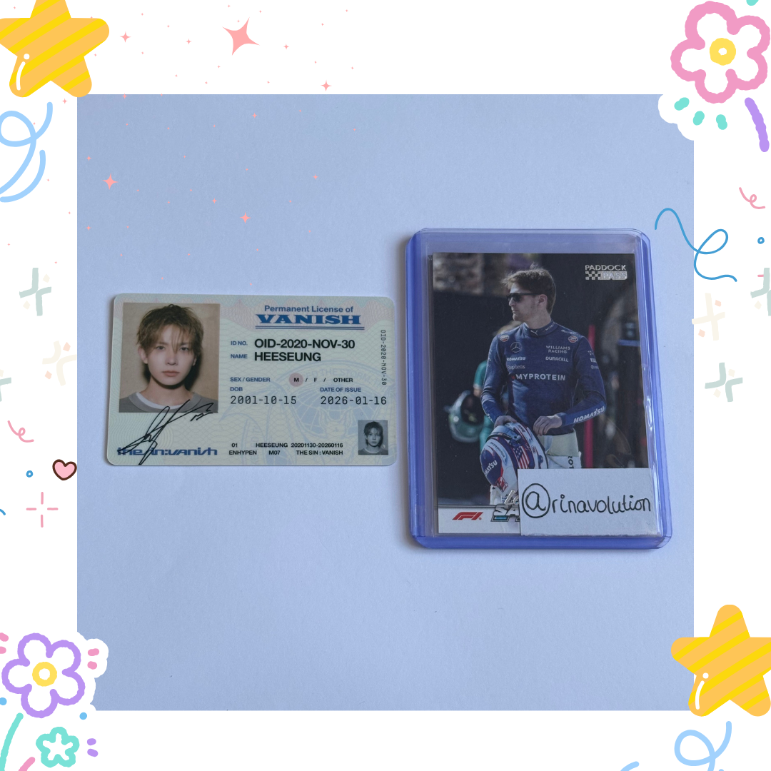 ENHYPEN Evan (Heeseung) ENHYPEN - Heeseung - THE SIN: VANISH Album fugitives version album photocard korean album id card listing photo 1