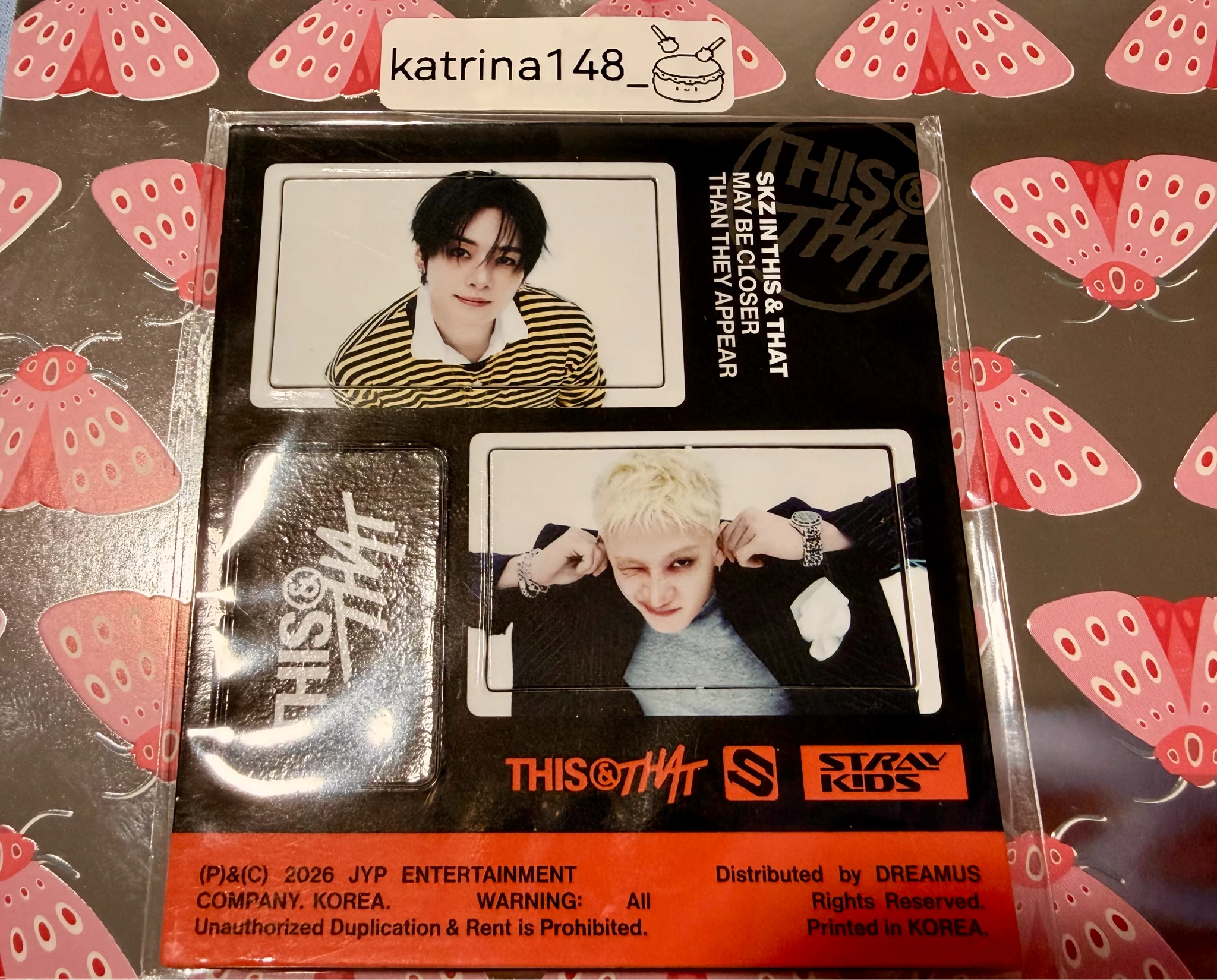 Stray Kids Stray Kids - Bang Chan & Lee Know - This & That Album magnet this version album inclusion listing photo 1
