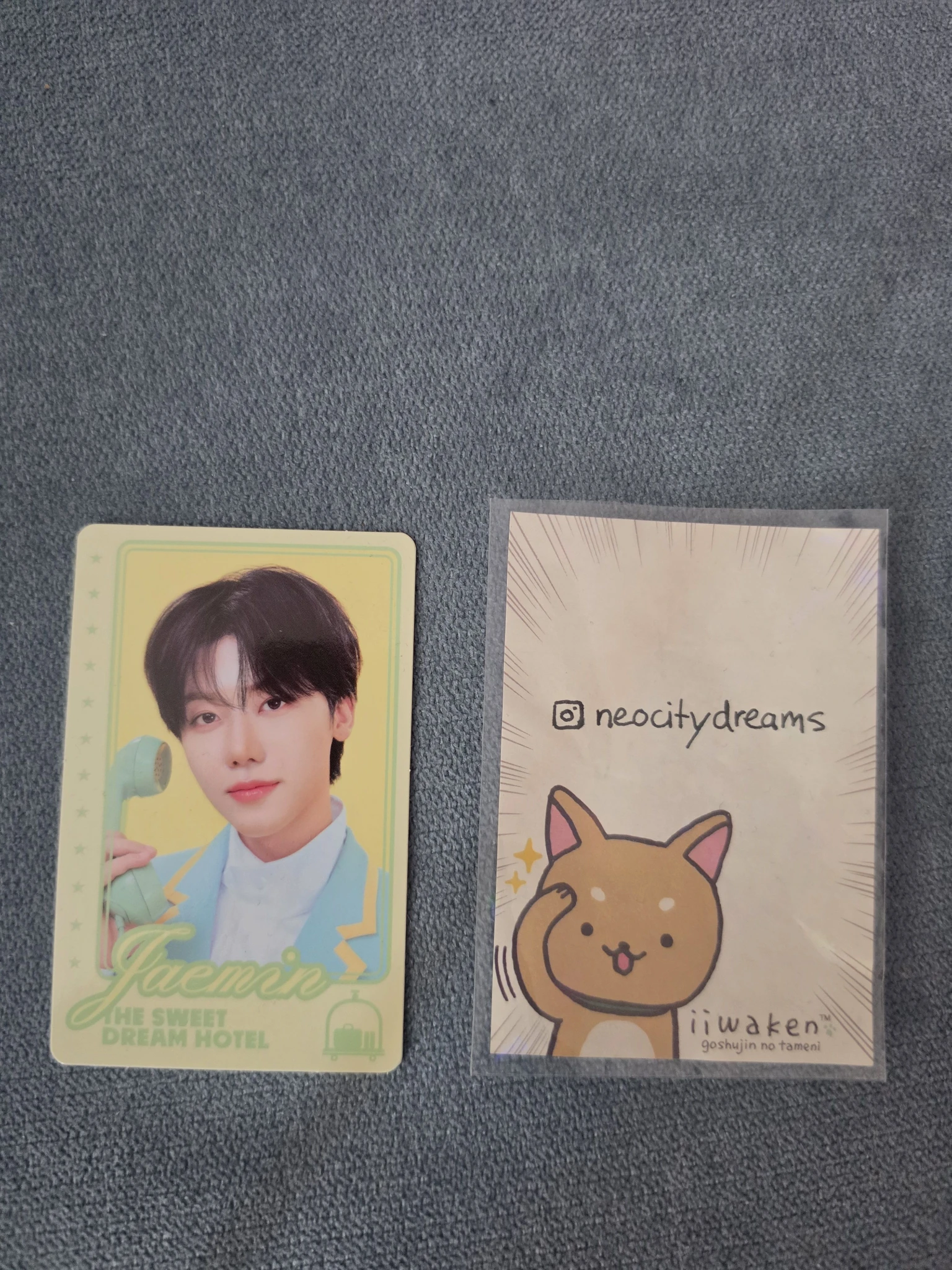 NCT DREAM Jaemin NCT DREAM - Jaemin - THE SWEET DREAM HOTEL - 10TH ANNIVERSARY PARTY Event fan meeting merch photocard concept card trading card listing photo 1