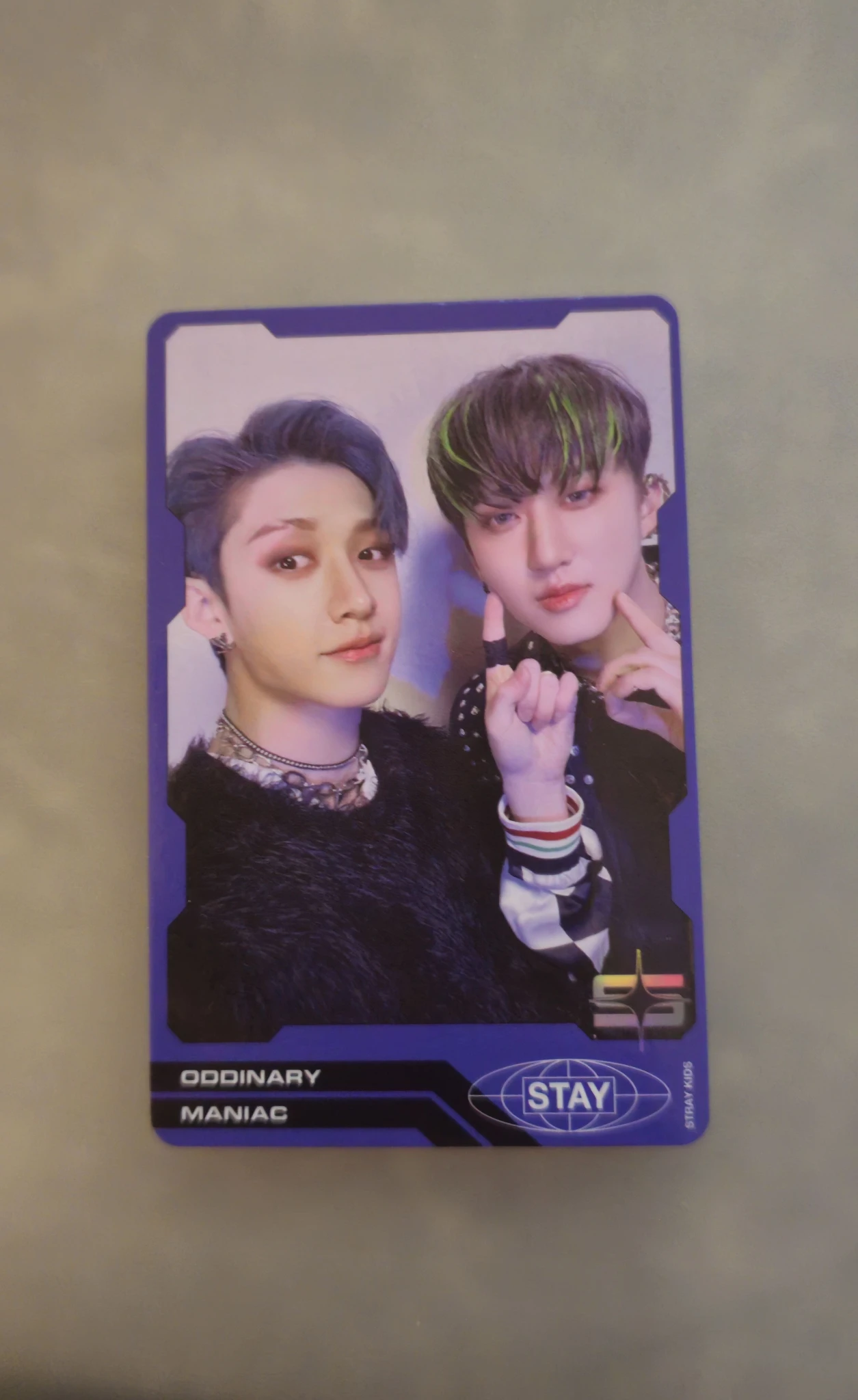 Stray Kids Stray Kids - Bang Chan & Changbin - Oddinary Album trading card pre-order benefit album photocard listing photo 1