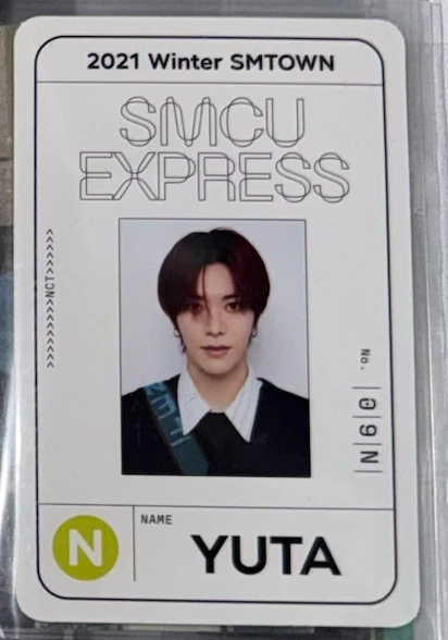 NCT Yuta NCT - Yuta - 2021 Winter SMTOWN: SMCU EXPRESS Album listing photo 1