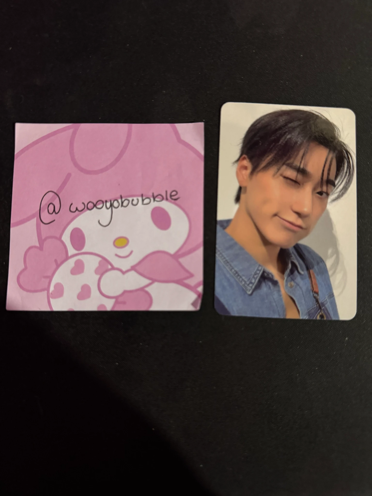ATEEZ San ATEEZ - San - GOLDEN HOUR : Part.5 Album fansign apple music round 3 double-sided listing photo 1