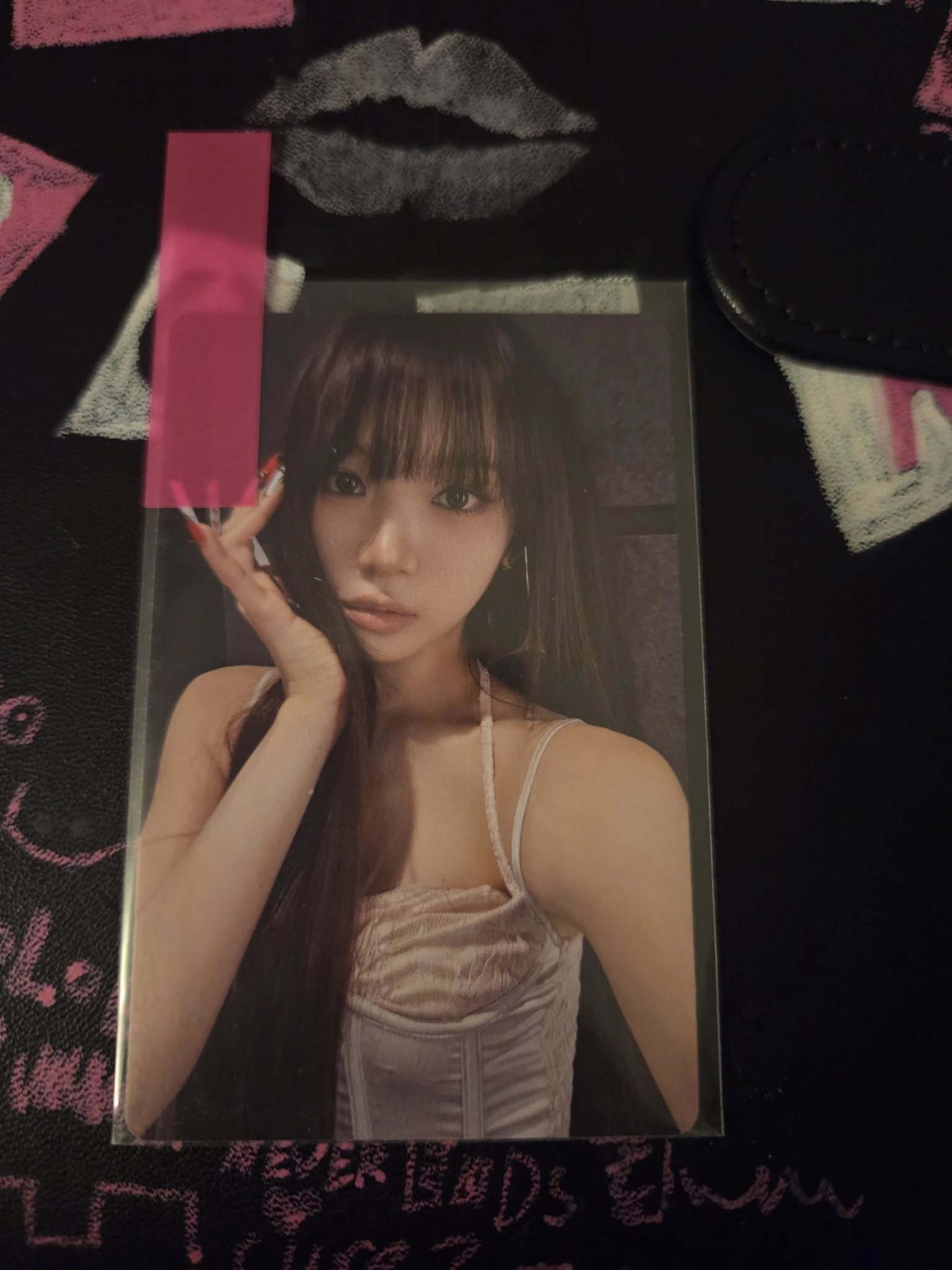 LE SSERAFIM Kim Chaewon LE SSERAFIM - Kim Chaewon - PUREFLOW pt.1 Album compact version album photocard clear silver version listing photo 1