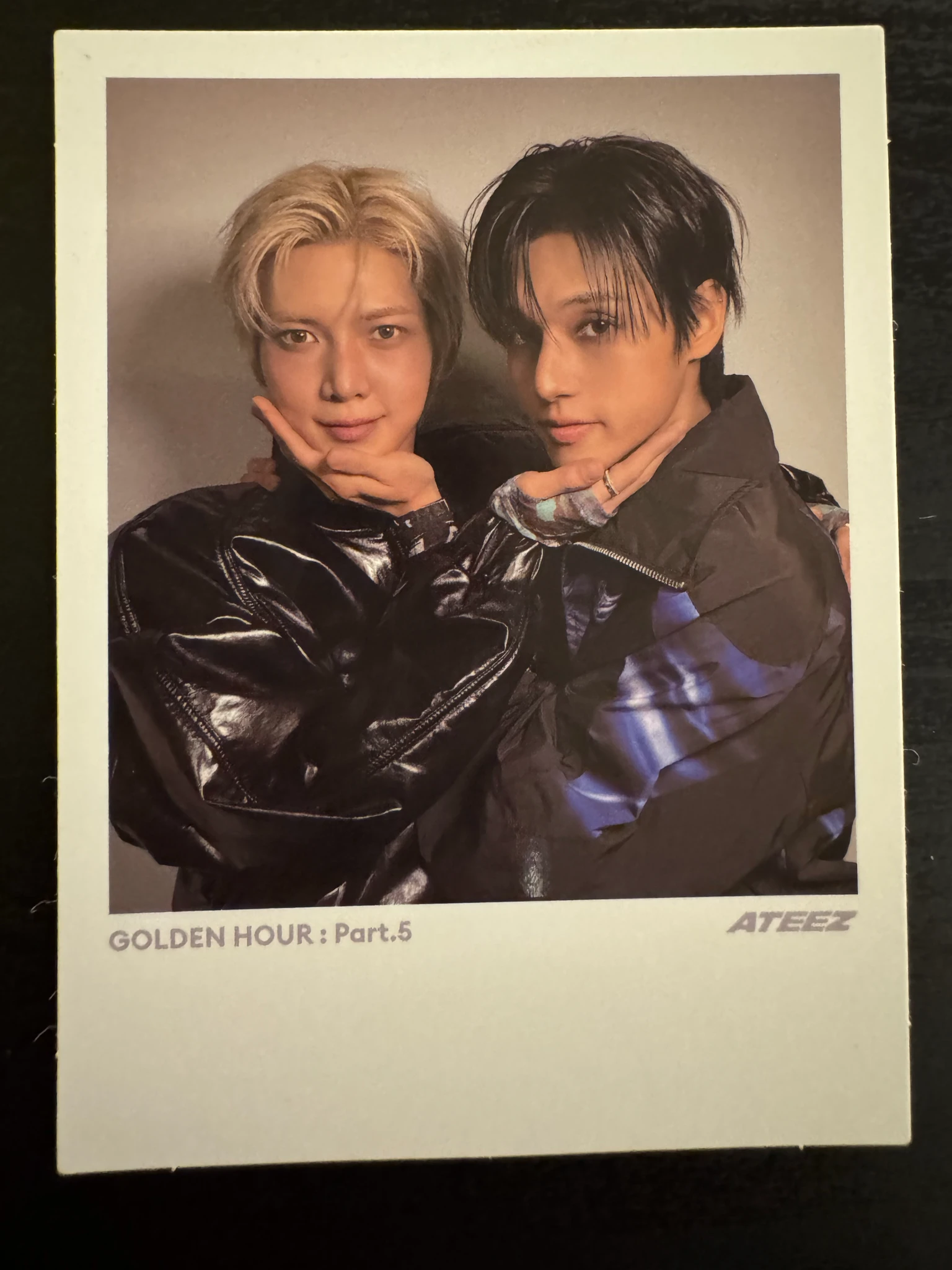 ATEEZ ATEEZ - Yeosang & Wooyoung - GOLDEN HOUR : Part.5 Album album photocard digipack version polaroid listing photo 1