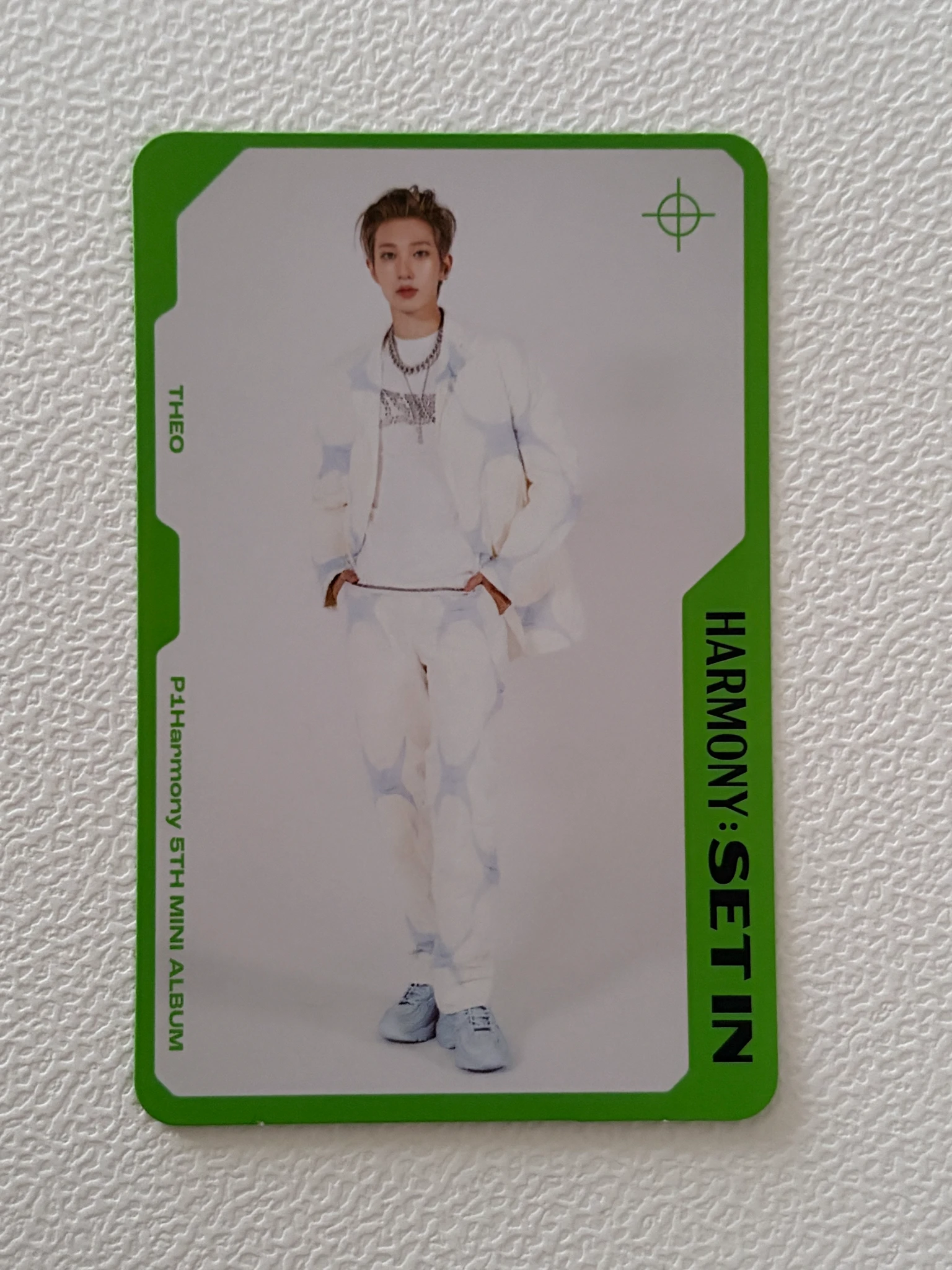 P1Harmony Theo P1Harmony - Theo - Harmony: Set In Album album photocard character card version set in version double-sided listing photo 1