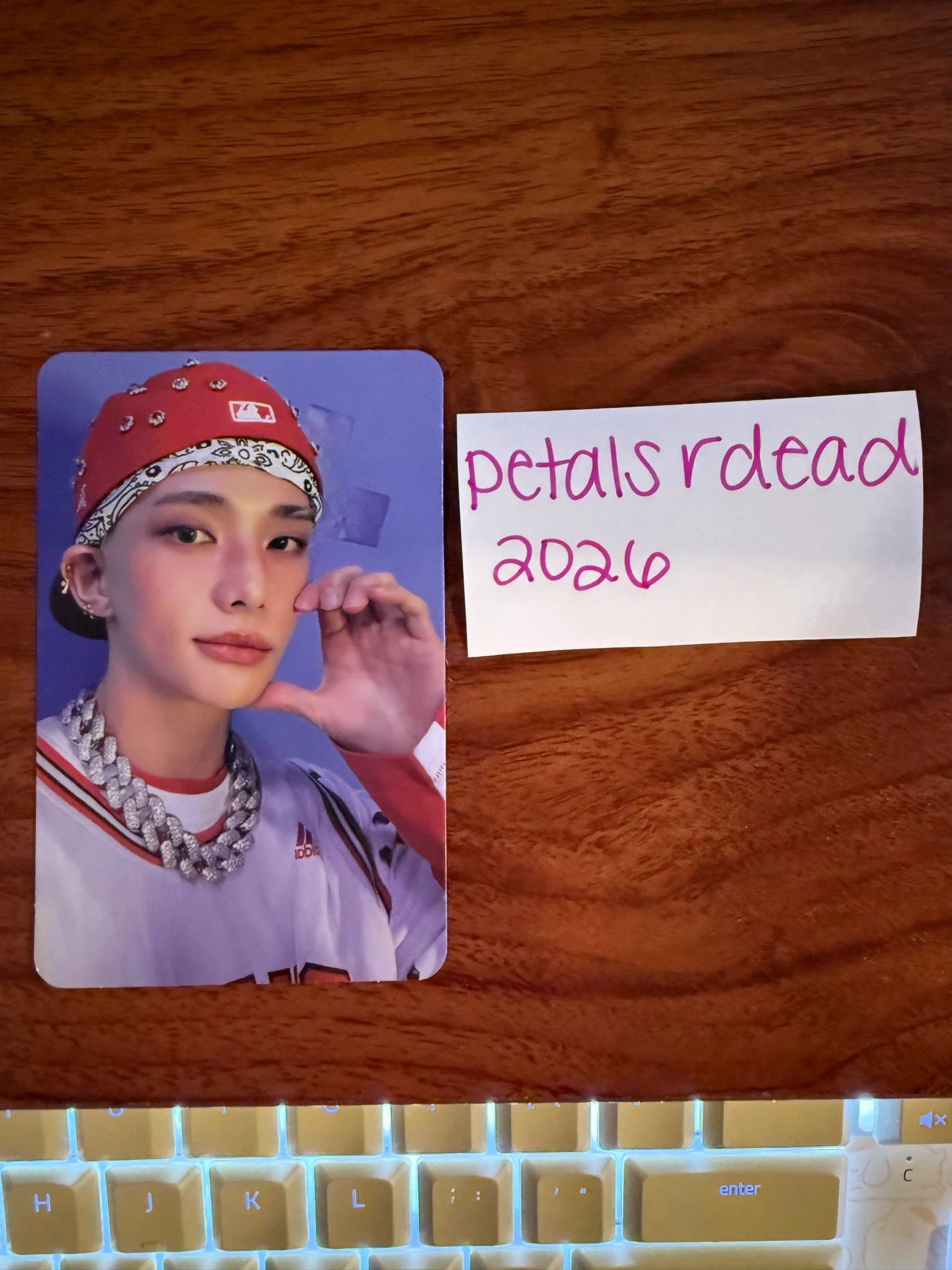 Stray Kids Hyunjin Stray Kids - Hyunjin - KARMA Album album photocard accordion version listing photo 1