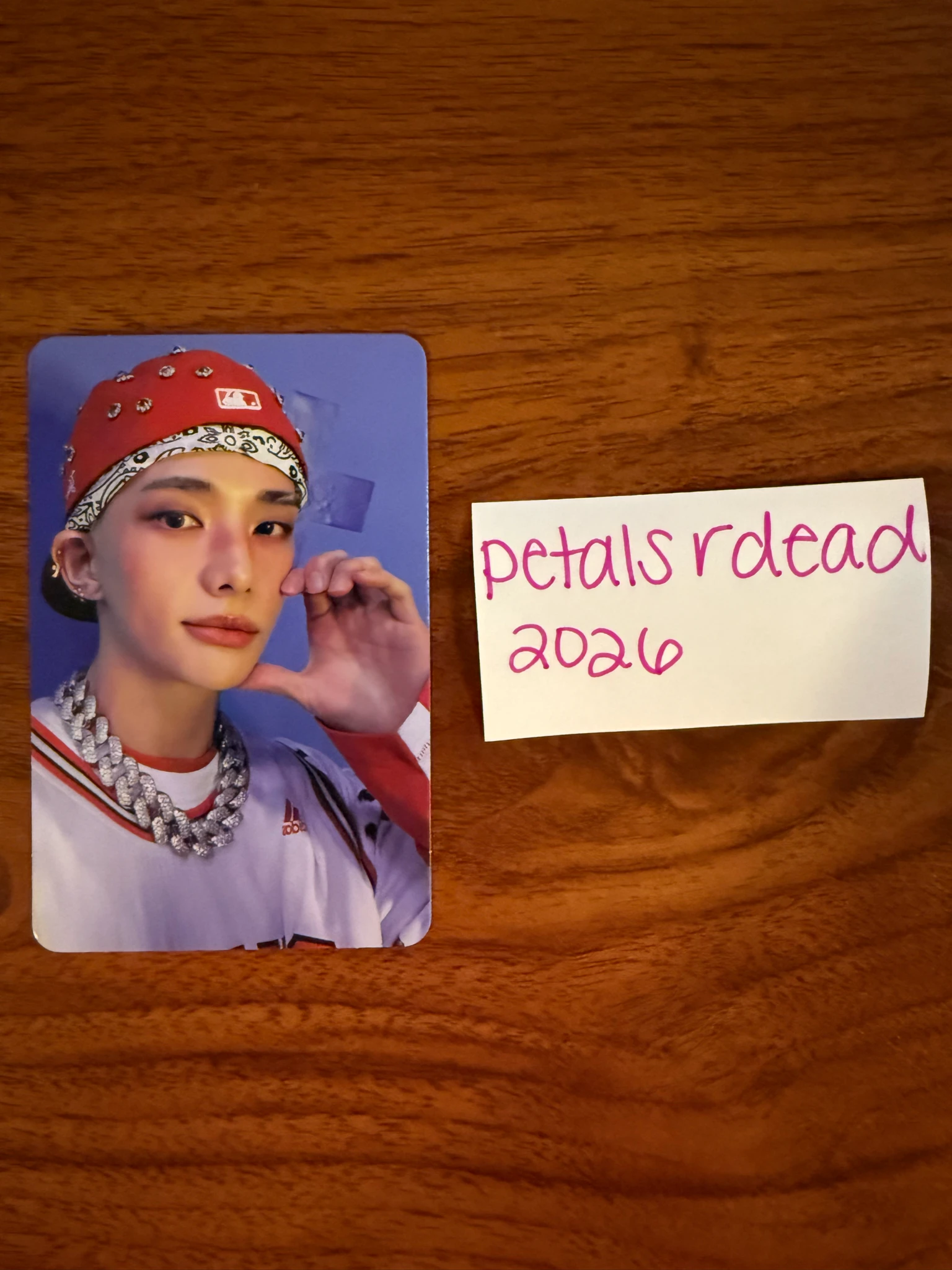 Stray Kids Hyunjin Stray Kids - Hyunjin - KARMA Album album photocard accordion version listing photo 1
