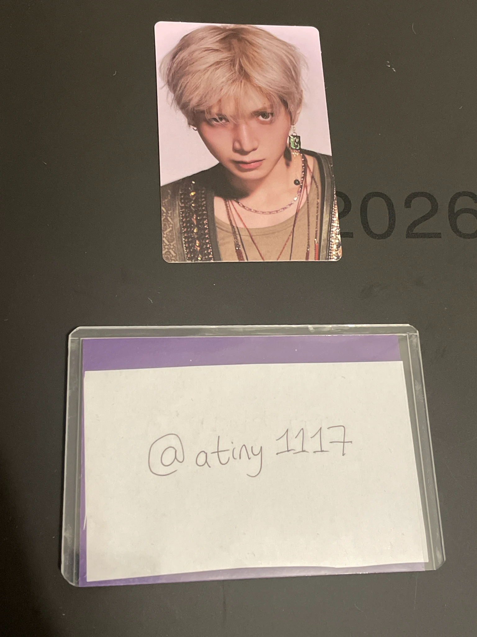 ATEEZ Yeosang ATEEZ - Yeosang - GOLDEN HOUR : Part.5 Album album photocard poca album A version qr card listing photo 1