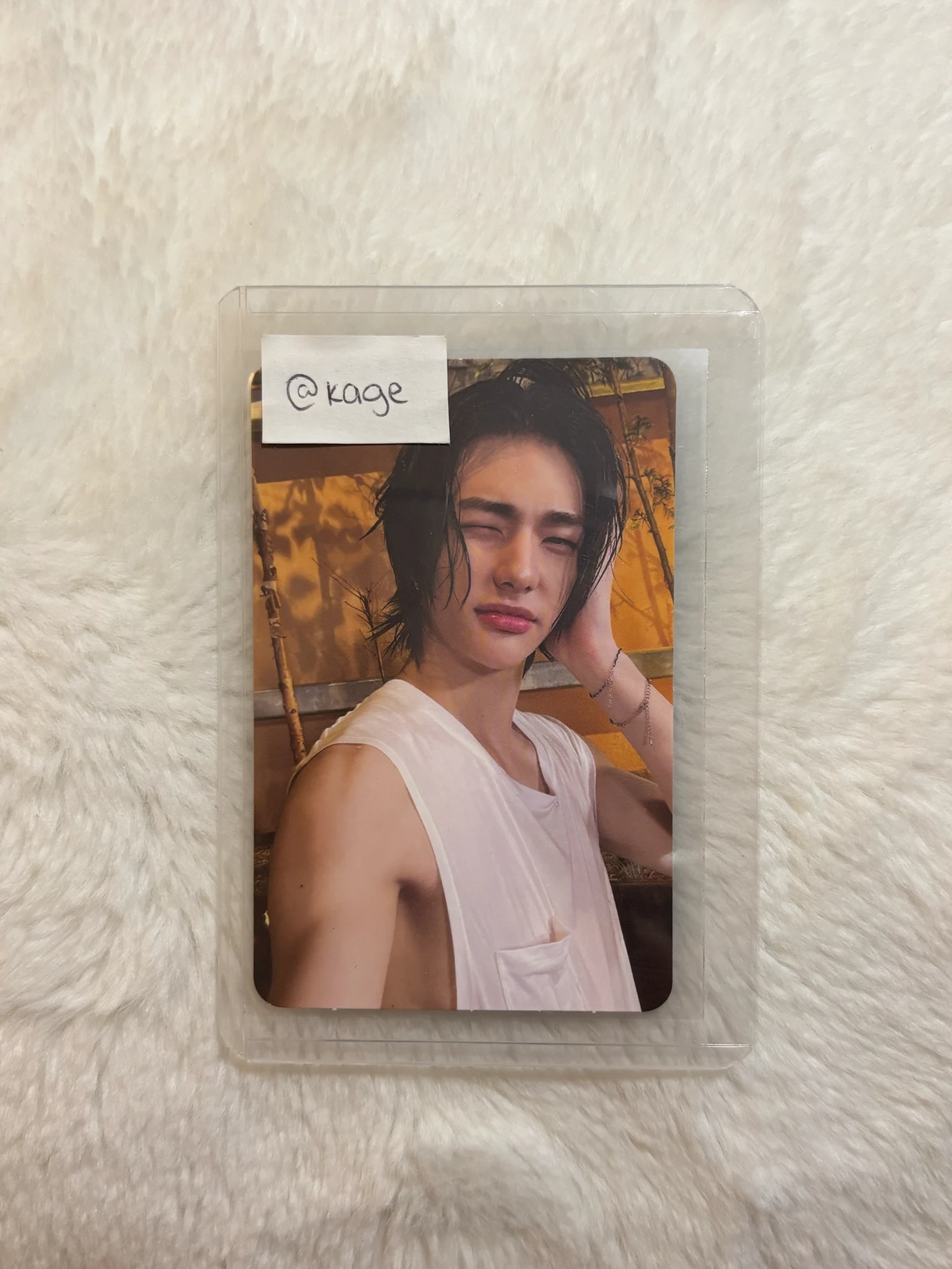 Stray Kids Hyunjin Stray Kids - Hyunjin - NoEasy Album album photocard double-sided front side listing photo 1