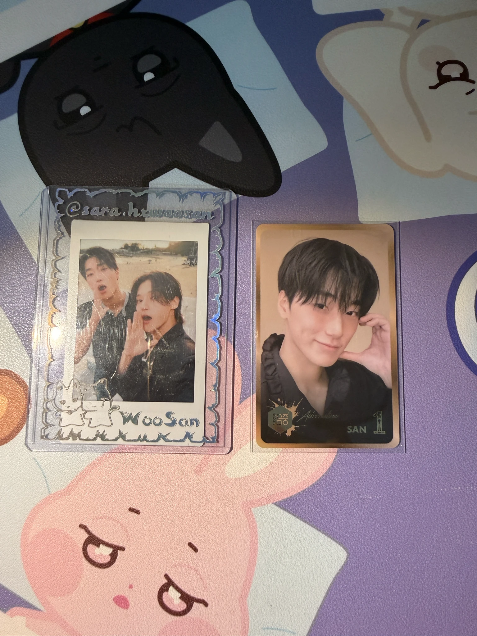 ATEEZ San ATEEZ - San - Higher Timepiece × ATEEZ Other round 15 pvc card A version listing photo 1