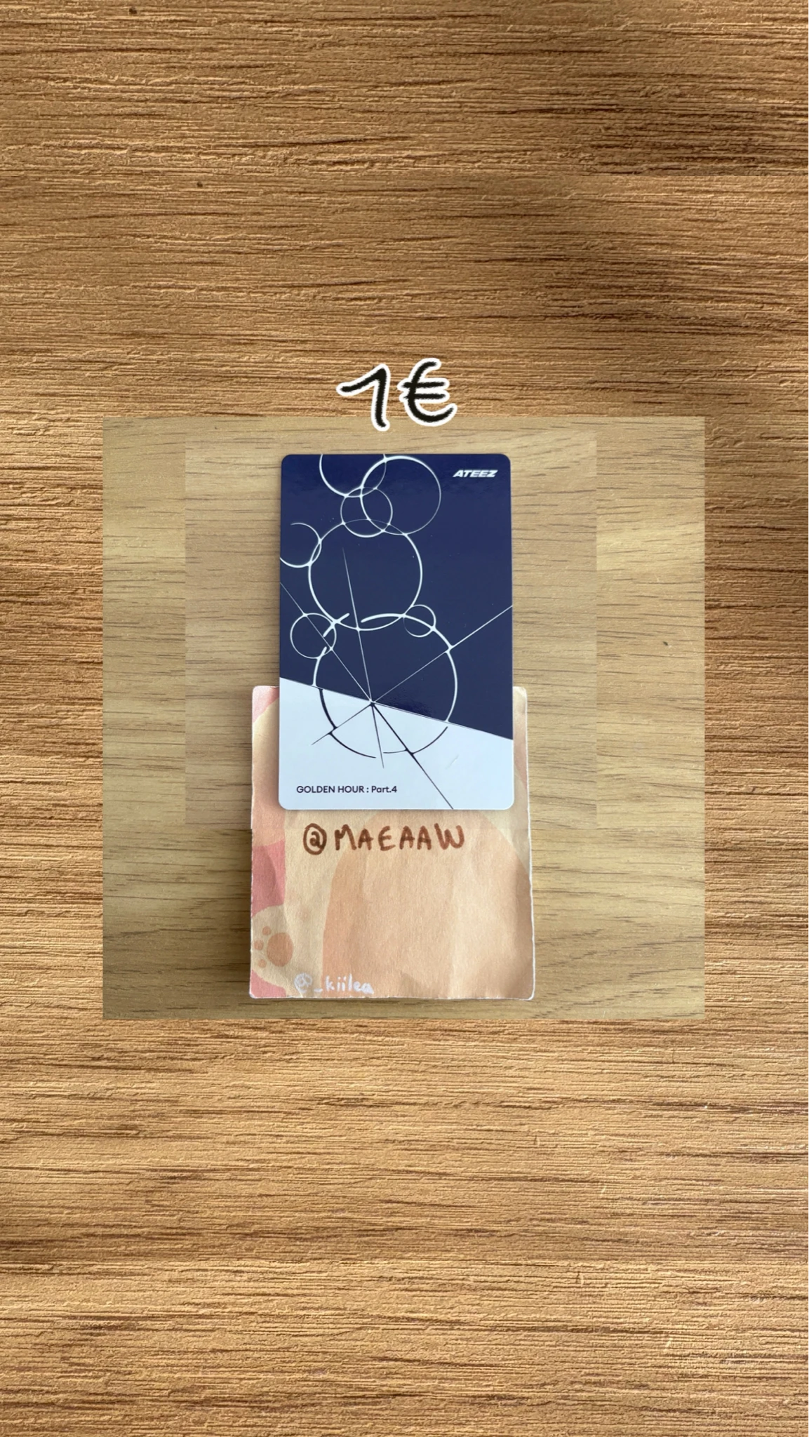 ATEEZ Jongho ATEEZ - Jongho - Golden Hour : Part.4 Album diary version listing photo 2