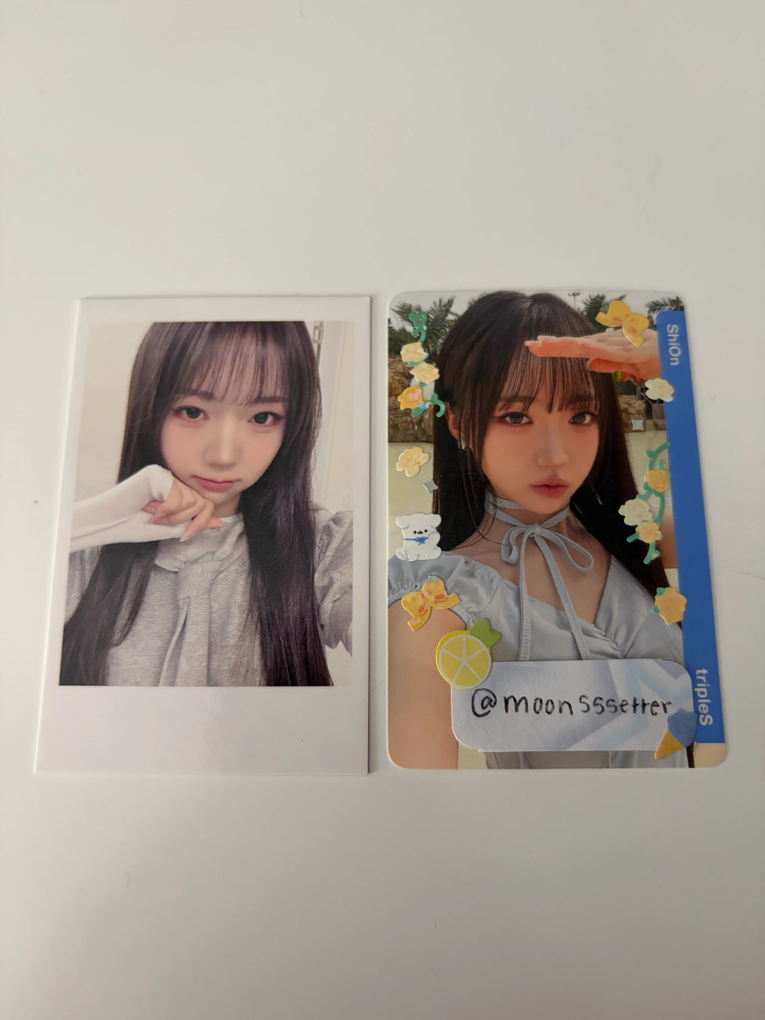 tripleS Shion tripleS - Shion - Beyond Beauty Album jump up fansign polaroid listing photo 1