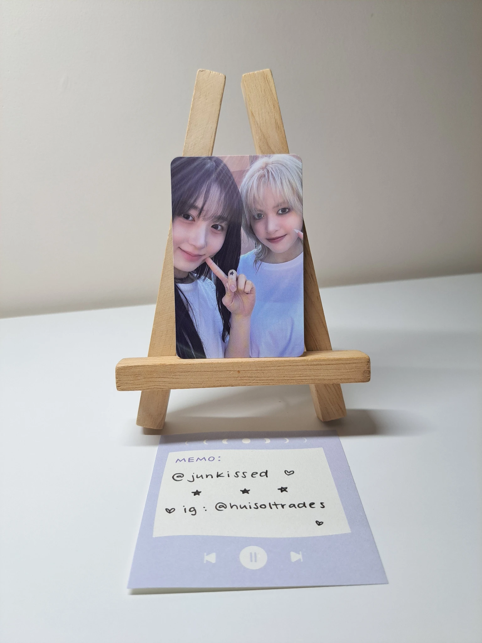 NMIXX NMIXX - Haewon & Lily - Fe3O4: STICK OUT Album album photocard unit listing photo 1