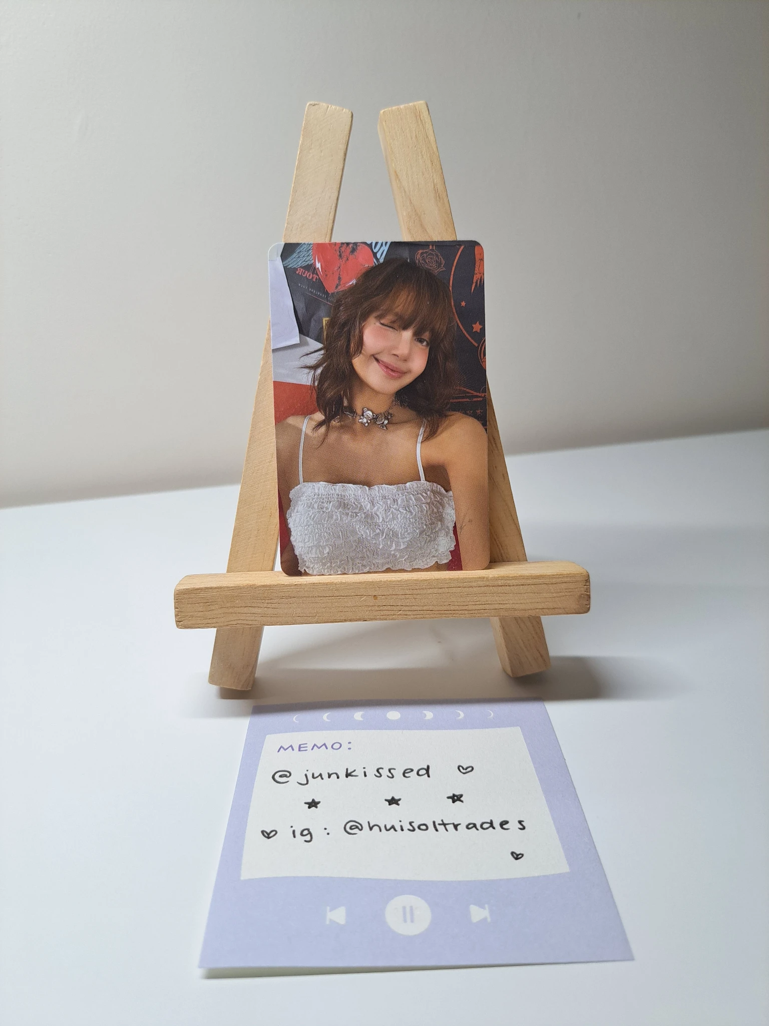 BLACKPINK Lisa BLACKPINK - Lisa - Alter Ego (Lisa solo) Album sunni version solo album album photocard listing photo 1