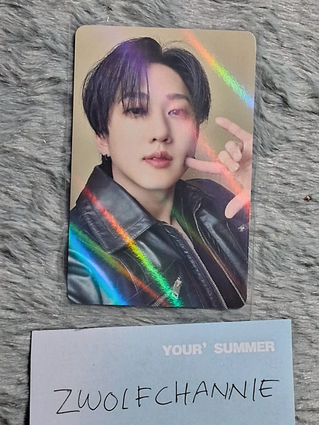 Stray Kids Changbin Stray Kids - Changbin - 5-STAR Album pre-order benefit (pob) makestar holographic (hologram) listing photo 1