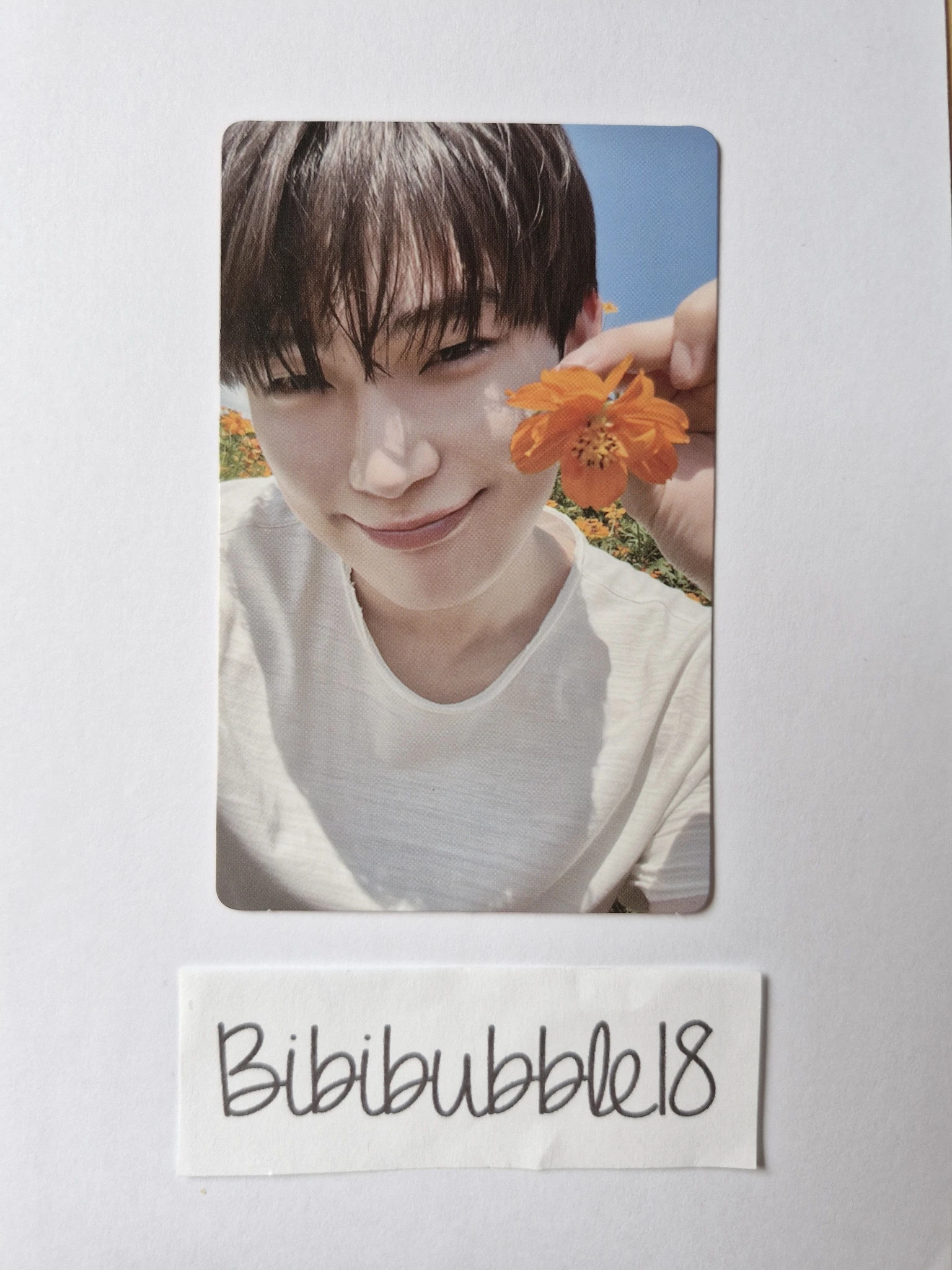 ENHYPEN Sunoo ENHYPEN - Sunoo - ORANGE BLOOD Album weverse album version korean album album photocard listing photo 1