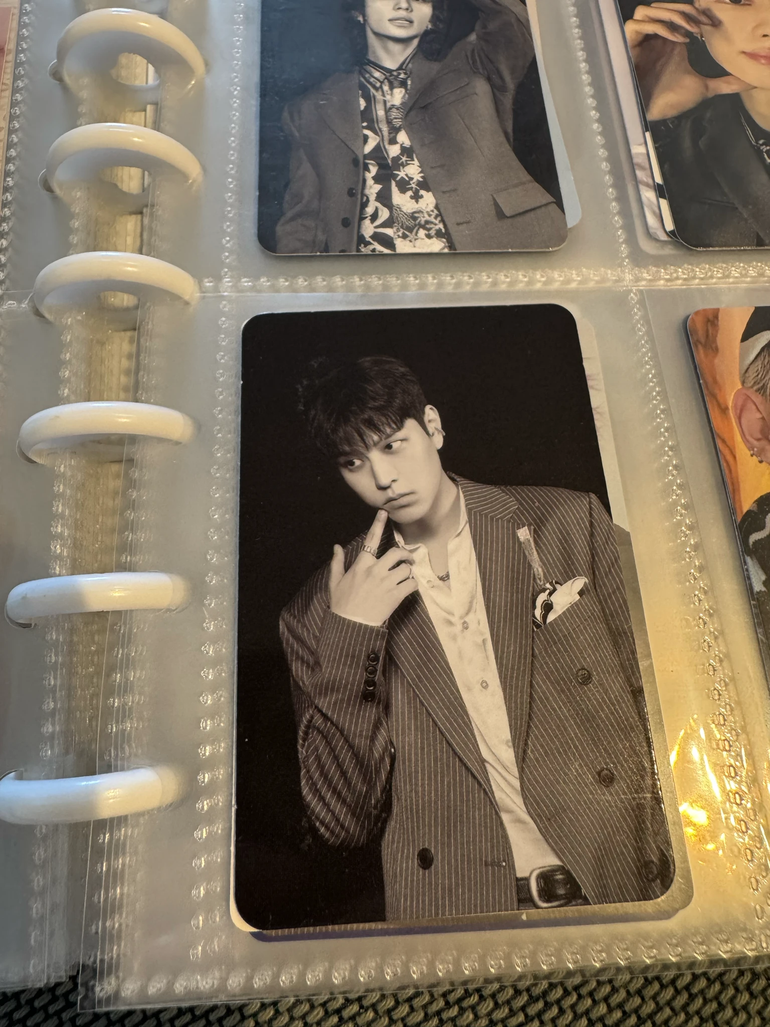 Stray Kids Seungmin Stray Kids - Seungmin - HOP Album album photocard accordion version monochrome listing photo 1