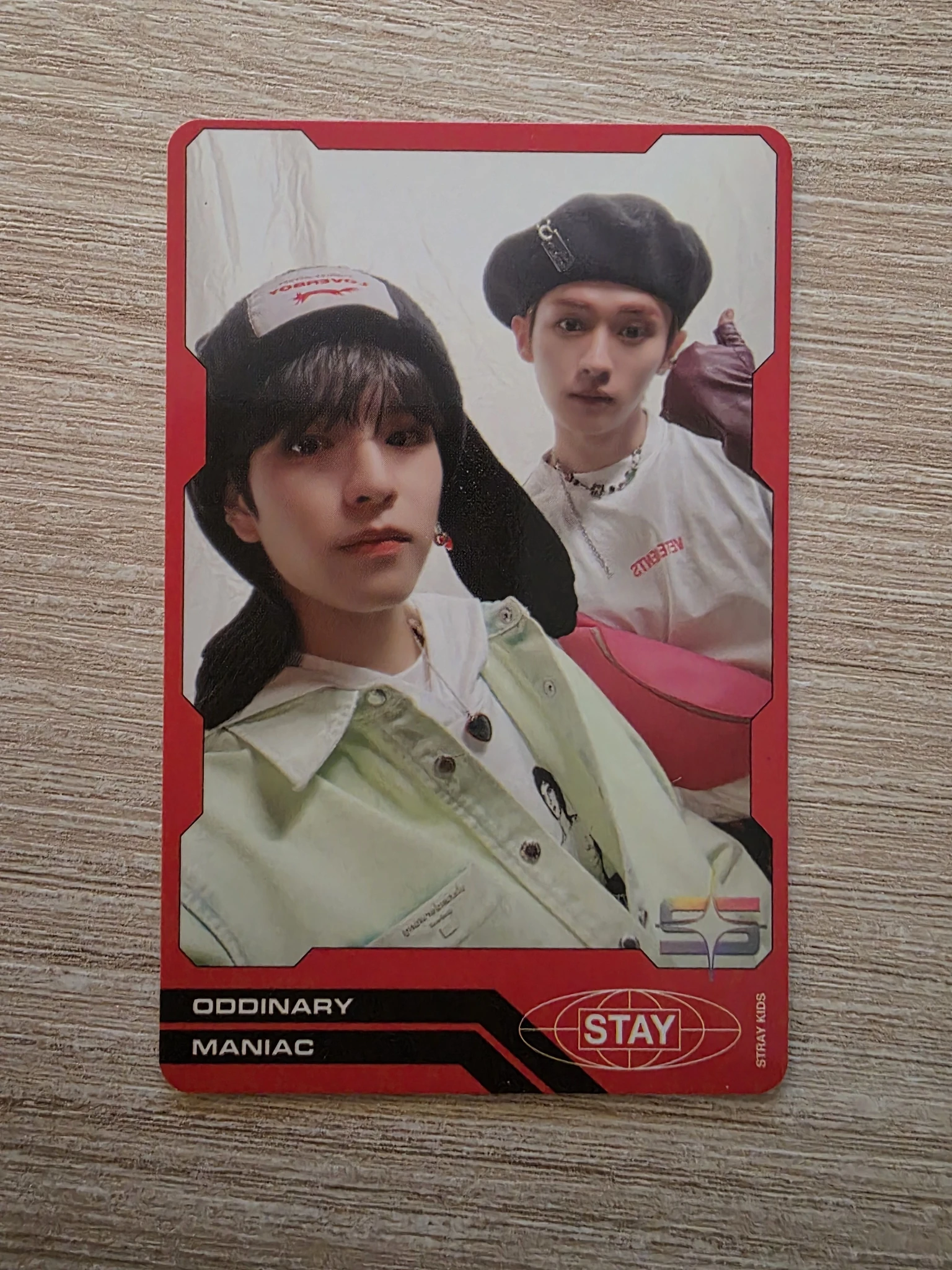 Stray Kids Stray Kids - Lee Know & Seungmin - Oddinary Album trading card pre-order benefit album photocard listing photo 1