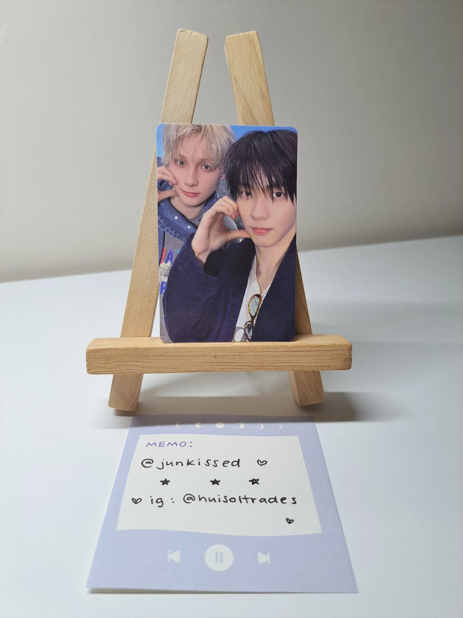 TOMORROW X TOGETHER TOMORROW X TOGETHER - Soobin & Yeonjun - 7TH YEAR: A Moment of Stillness in the Thorns Album album photocard hunger version tension version anxiety version listing photo 1