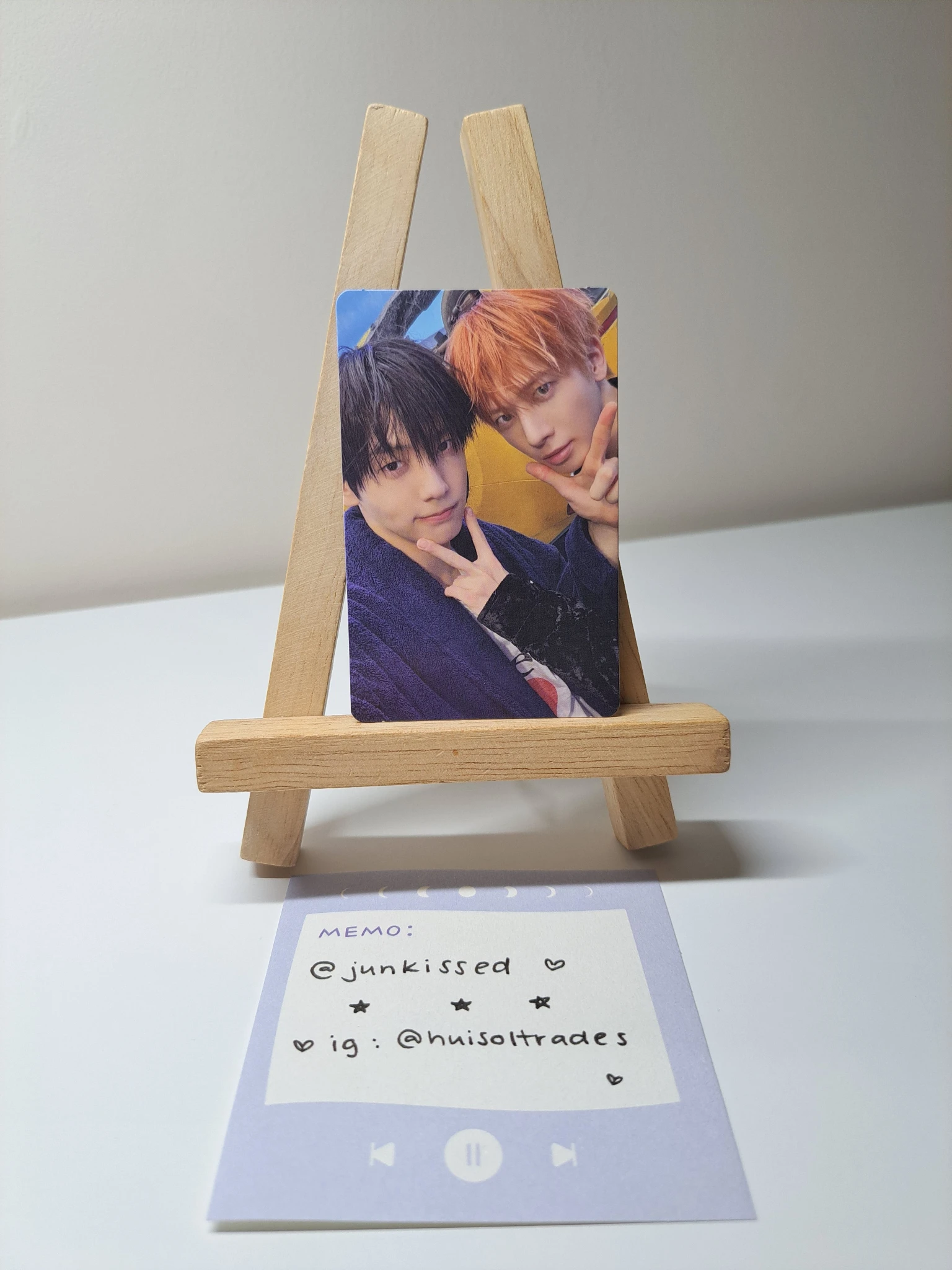 TOMORROW X TOGETHER TOMORROW X TOGETHER - Soobin & Yeonjun - 7TH YEAR: A Moment of Stillness in the Thorns Album album photocard hunger version tension version anxiety version listing photo 1