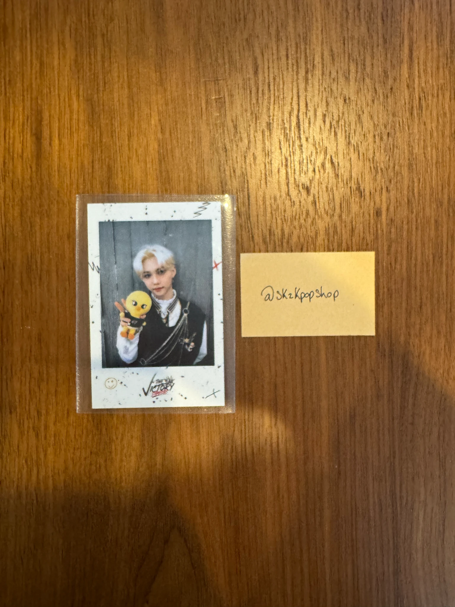 Stray Kids Felix Stray Kids - Felix - The Victory Pop-Up Store Event pop-up store polaroid pre-order benefit (pob) offline listing photo 1