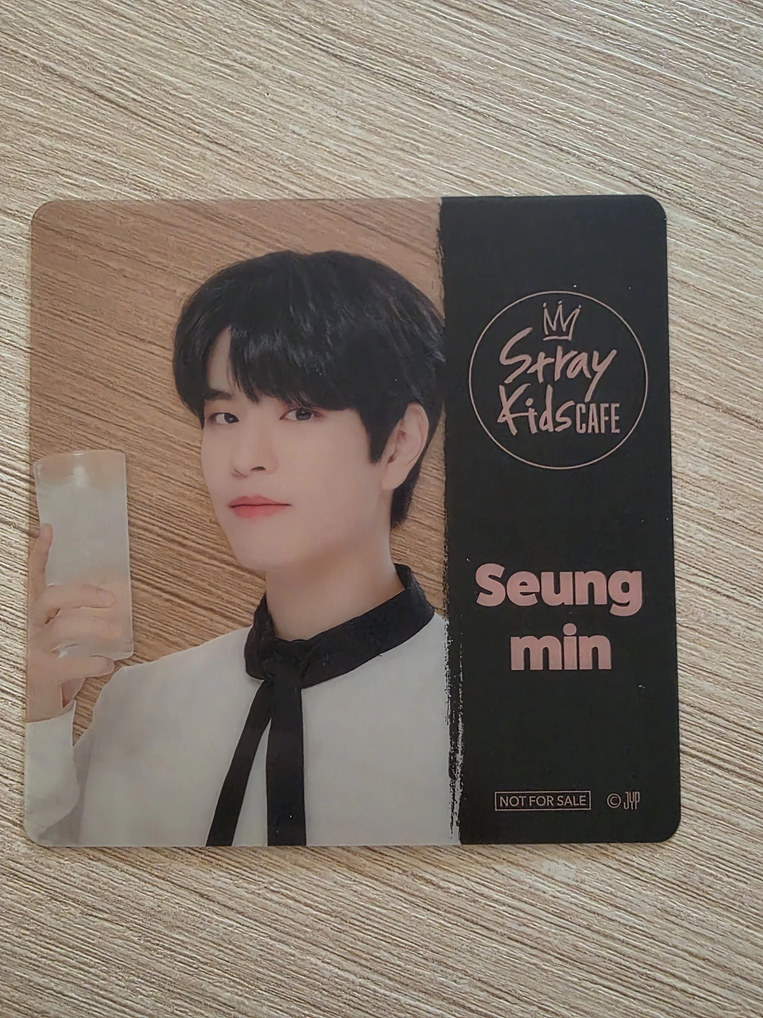 Stray Kids Seungmin Stray Kids - Seungmin - Stray Kids Cafe Event coaster drink benefit supplemental purchase benefit translucent listing photo 1