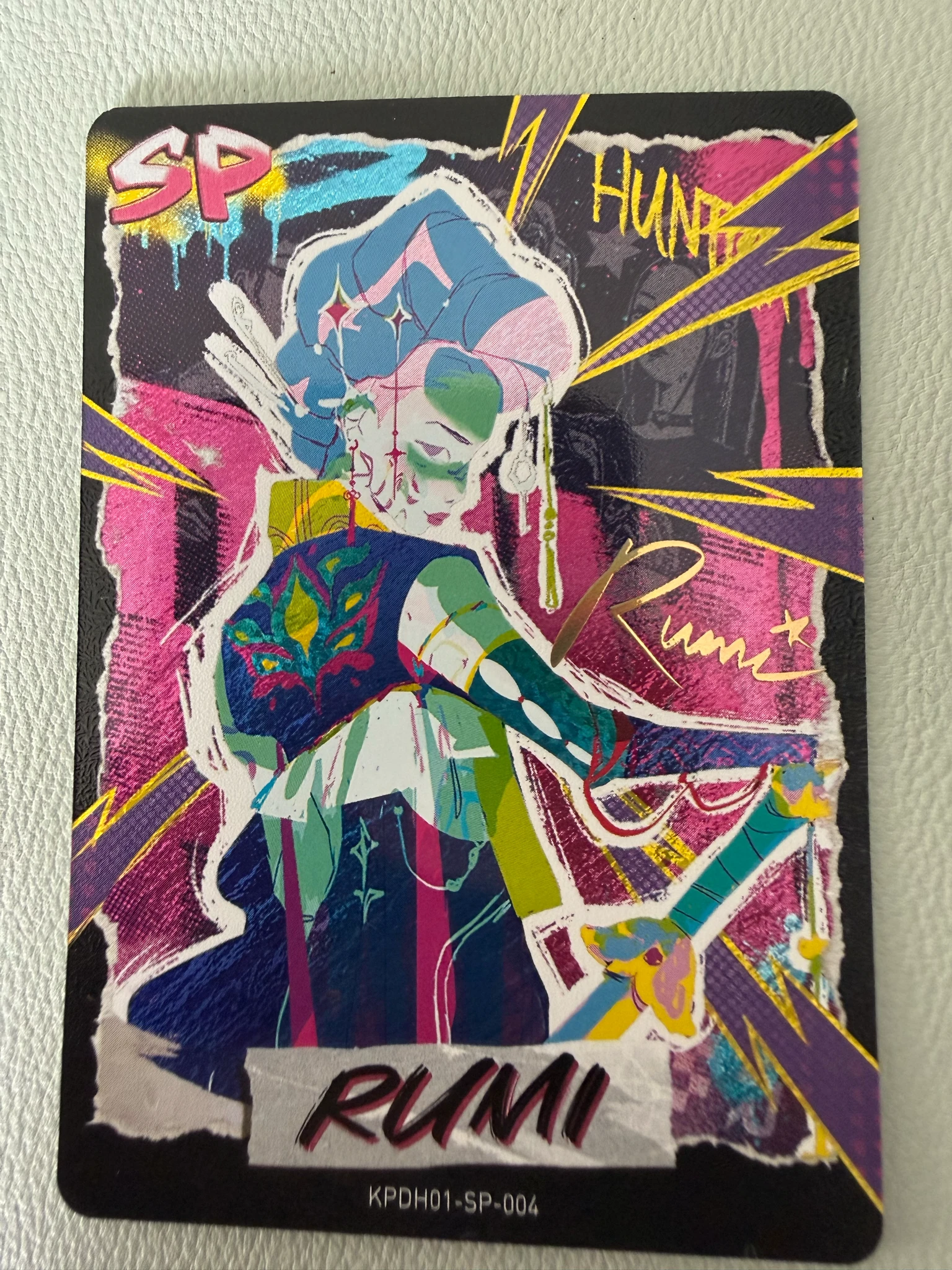 KPop Demon Hunters Rumi KPop Demon Hunters - Rumi - Kayou x KPop Demon Hunters Collectable Trading Cards Other brand collaboration trading card energy version holographic (hologram) listing photo 1