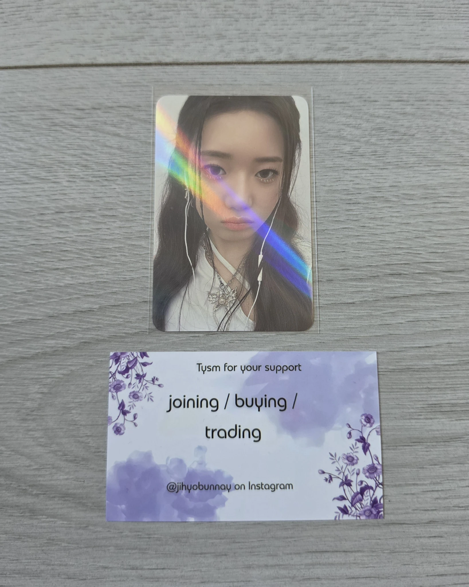 BABYMONSTER Rora BABYMONSTER - Rora - BABYMONS7ER Album makestar pre-order benefit (pob) holographic (hologram) listing photo 1