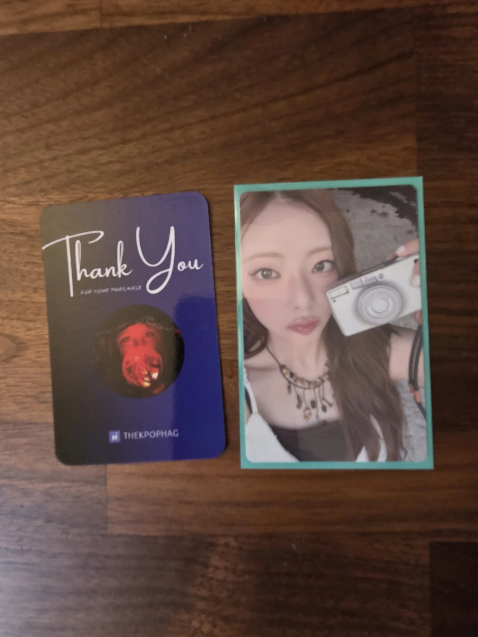 PURPLE KISS Na Goeun PURPLE KISS - Na Goeun - I Miss My... Album album photocard blue back listing photo 1