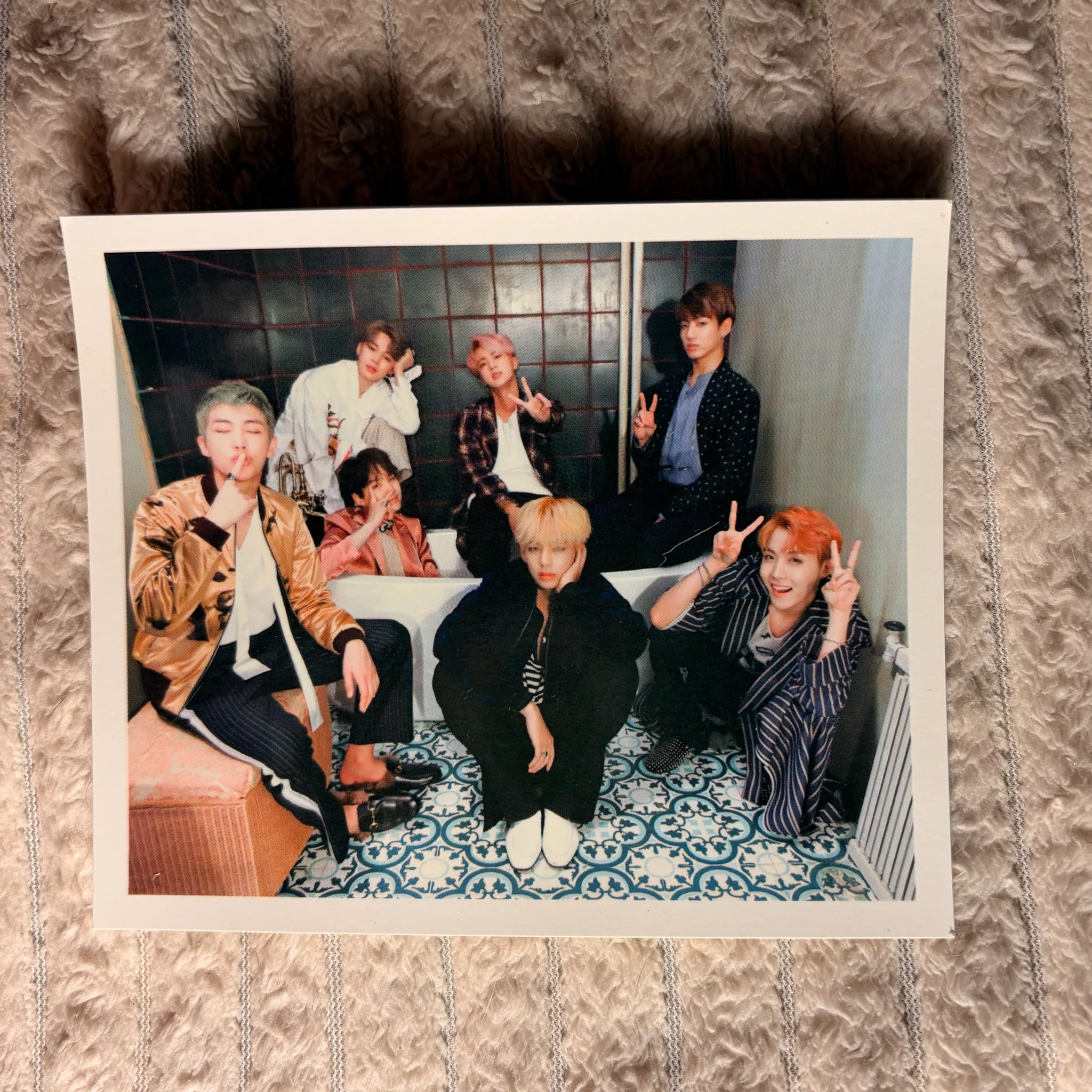 BTS BTS - Wings Album album photocard non-standard size listing photo 1