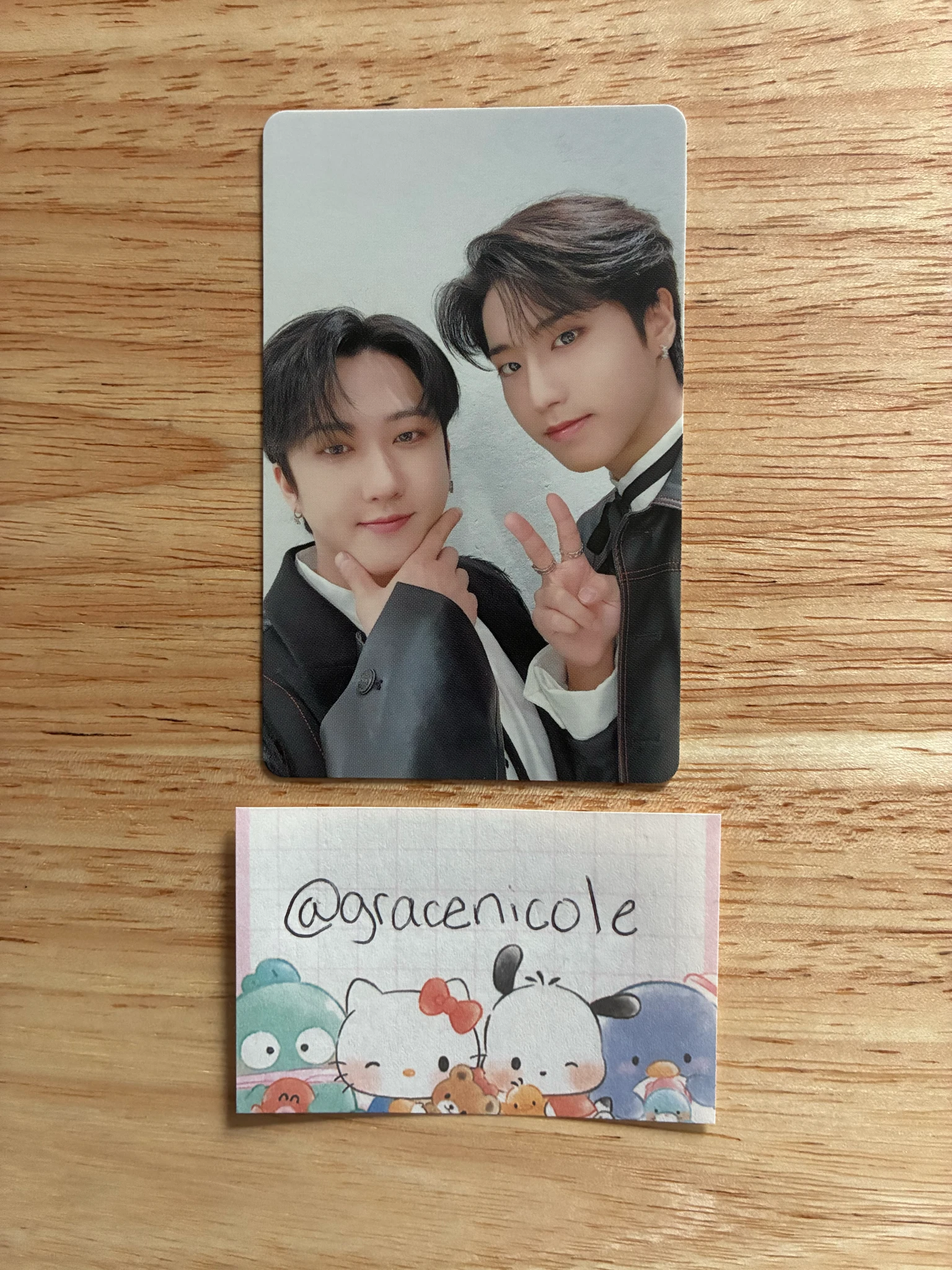 Stray Kids Stray Kids - Changbin & Hyunjin - The Sound Album album photocard jpfc (japan fanclub) listing photo 1