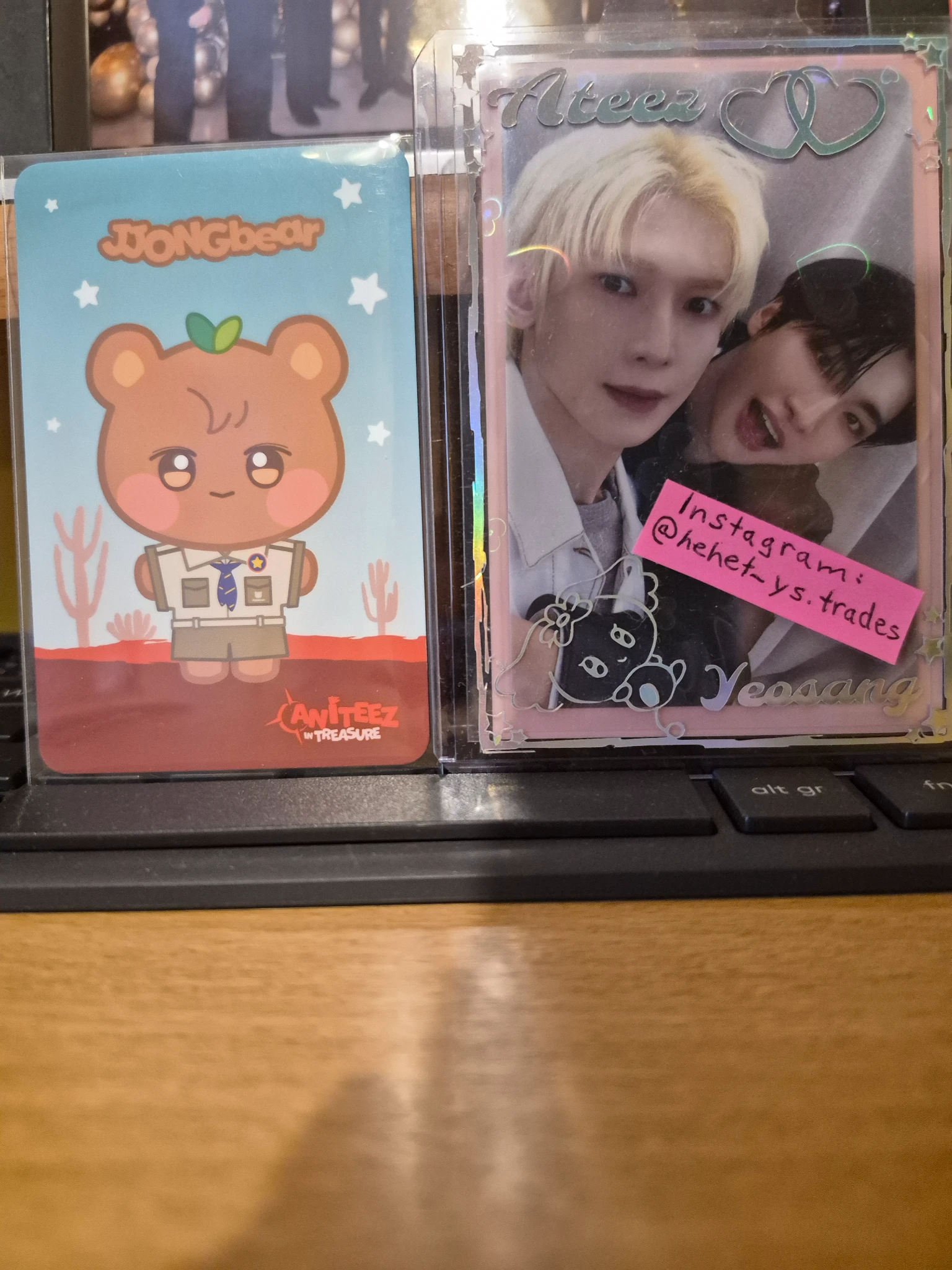 ATEEZ Jongho ATEEZ - Jongho - ANITEEZ IN TREASURE Other trading card listing photo 1
