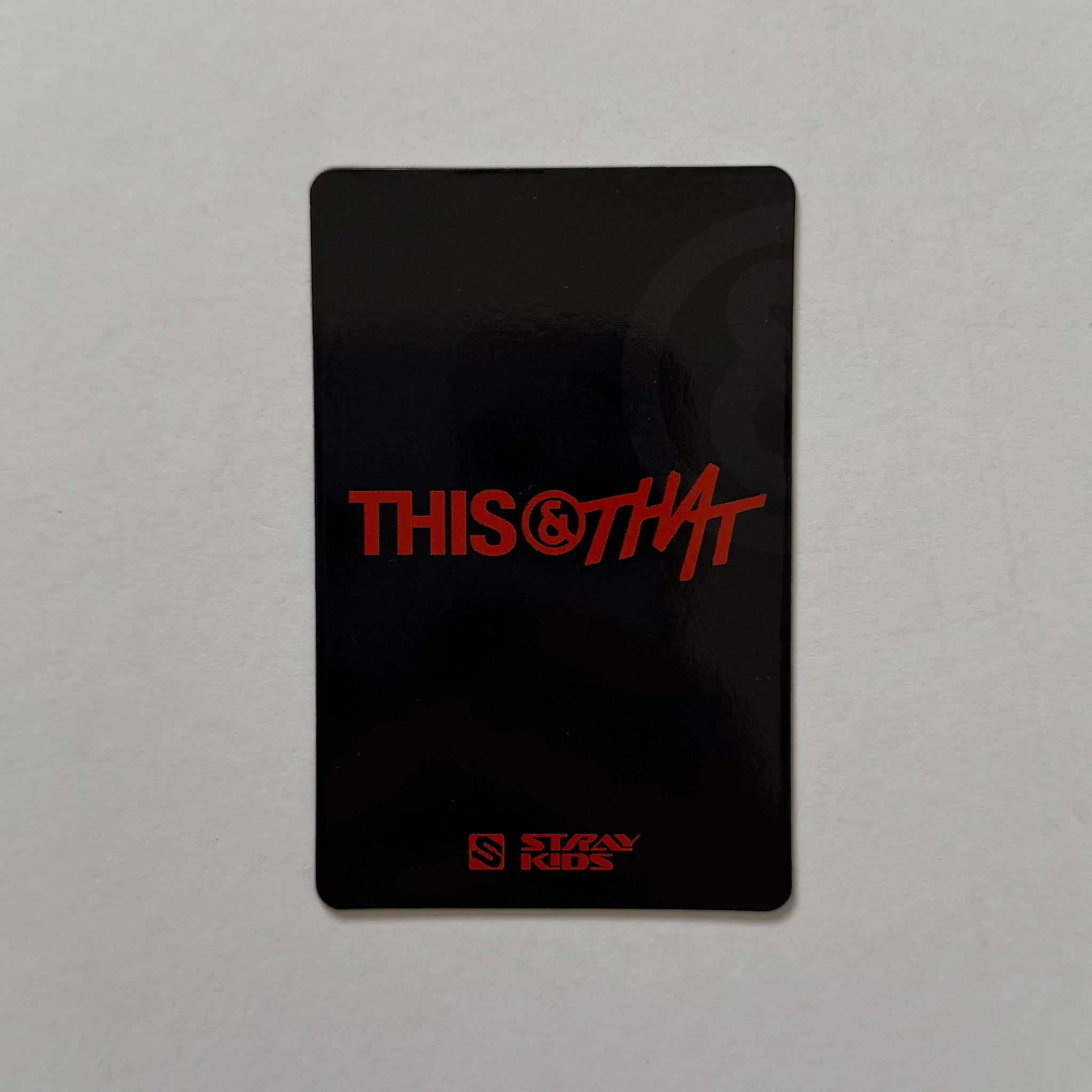 Stray Kids Changbin Stray Kids - Changbin - This & That Album holographic (hologram) platform fans album version album photocard listing photo 3