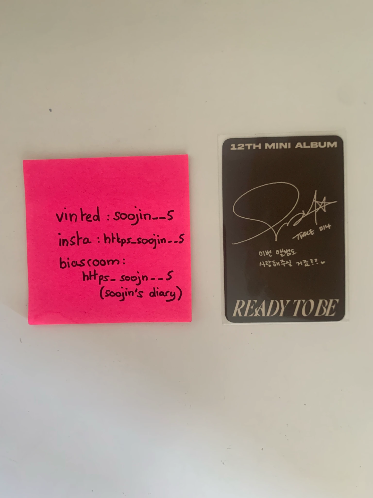 TWICE Mina TWICE-Mina-Album-READY TO BE listing photo 2