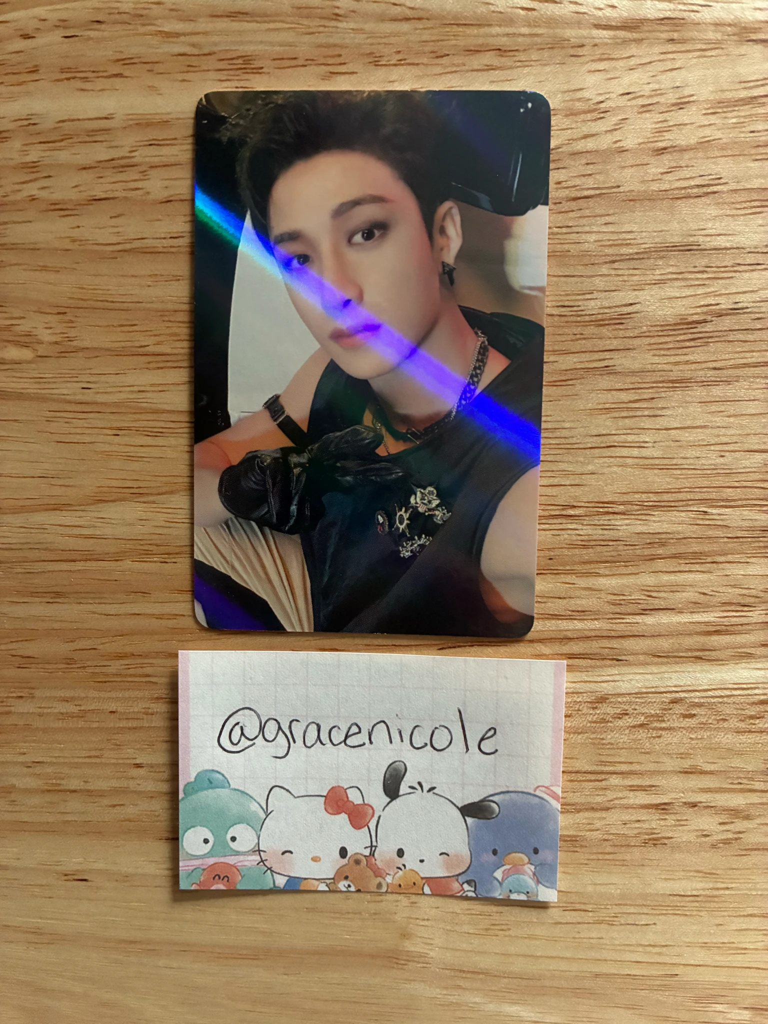 Stray Kids Bang Chan Stray Kids - Bang Chan - Maxident Album pre-order benefit (pob) makestar holographic (hologram) listing photo 1