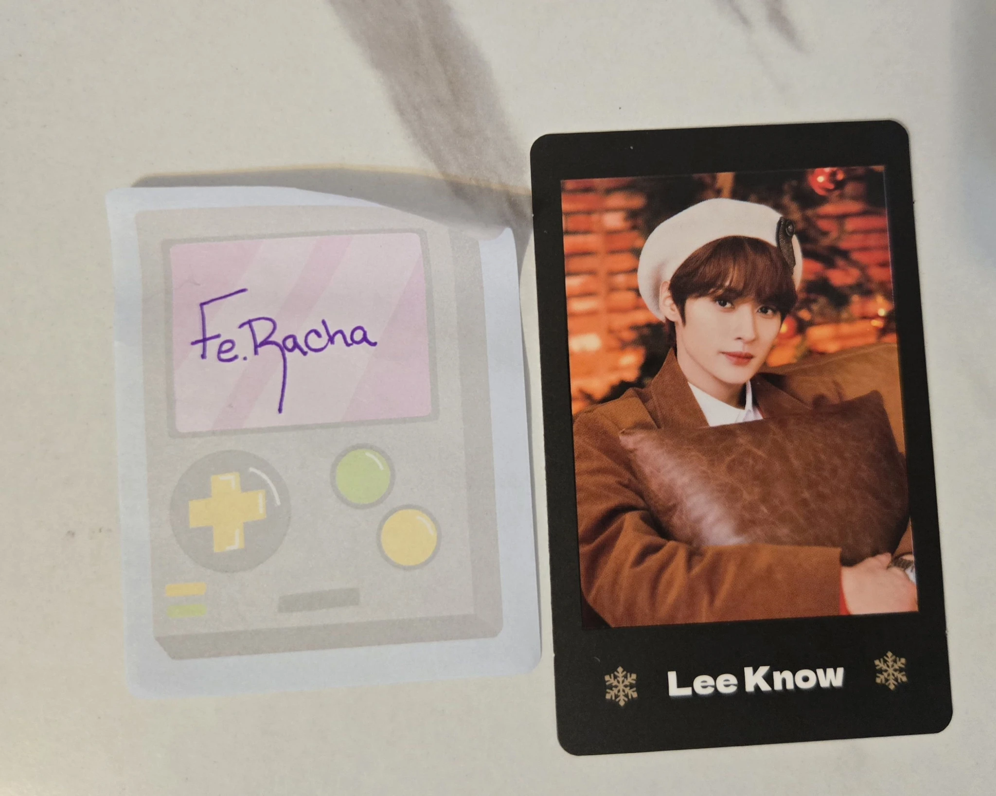 Stray Kids Lee Know Stray Kids - Lee Know - SHIBUYA109 XMAS x Stray Kids 2023 Event photocard set A version listing photo 1
