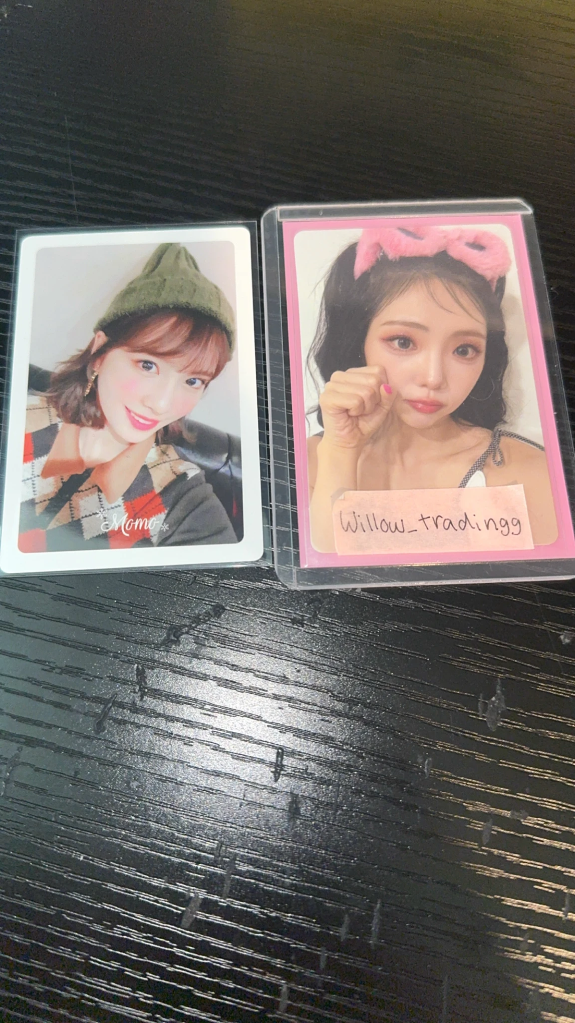 TWICE Momo TWICE - Momo - Merry & Happy Album photocard set pob (pre-order benefit) jyp shop listing photo 1