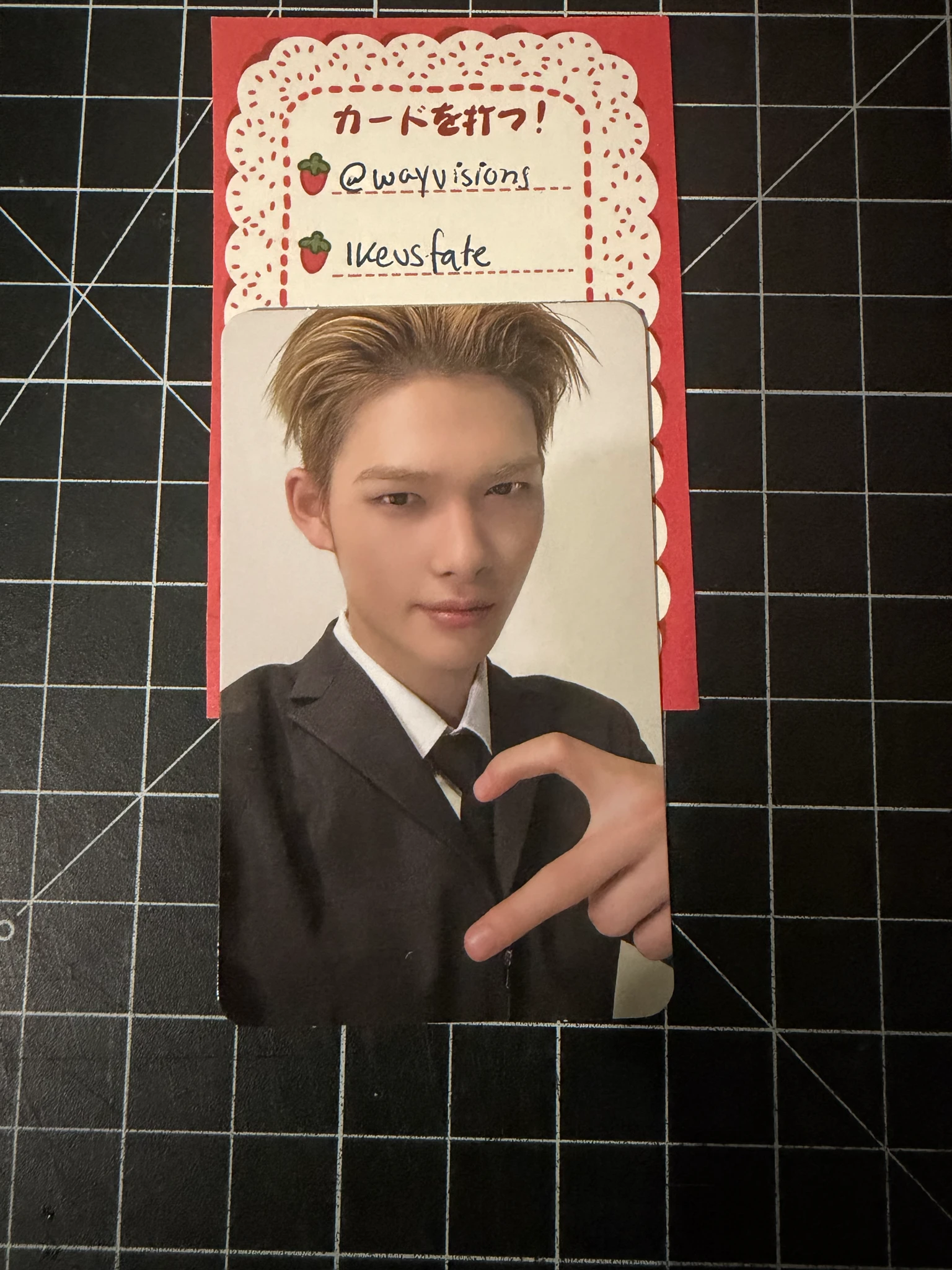ENHYPEN Ni-ki ENHYPEN - Ni-ki - THE SIN: BLISS Album album photocard engene version A version listing photo 1