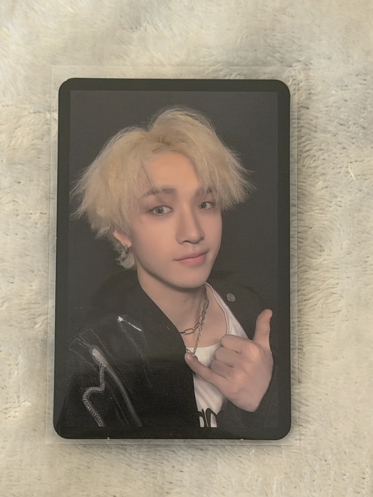 Stray Kids Bang Chan Stray Kids - Bang Chan - Clé 2: Yellow Wood Album album photocard black border ver. listing photo 1