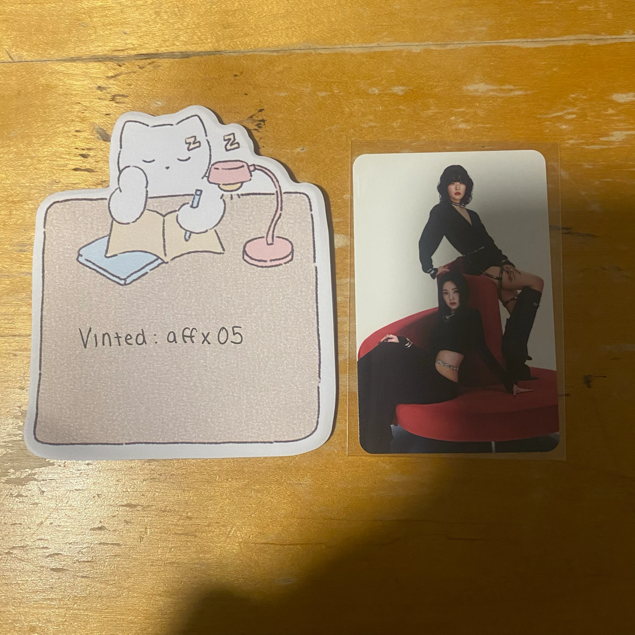 Red Velvet Red Velvet - Irene & Seulgi - Tilt Album album photocard platform version concept photocard listing photo 1