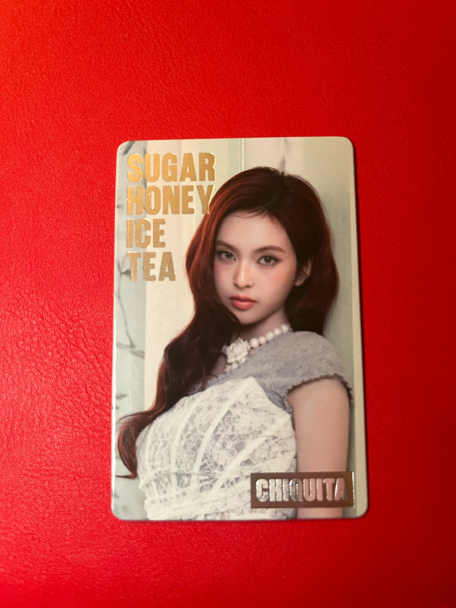 BABYMONSTER Chiquita BABYMONSTER - Chiquita - SUGAR HONEY ICE TEA Album trading card merch photocard D version listing photo 1
