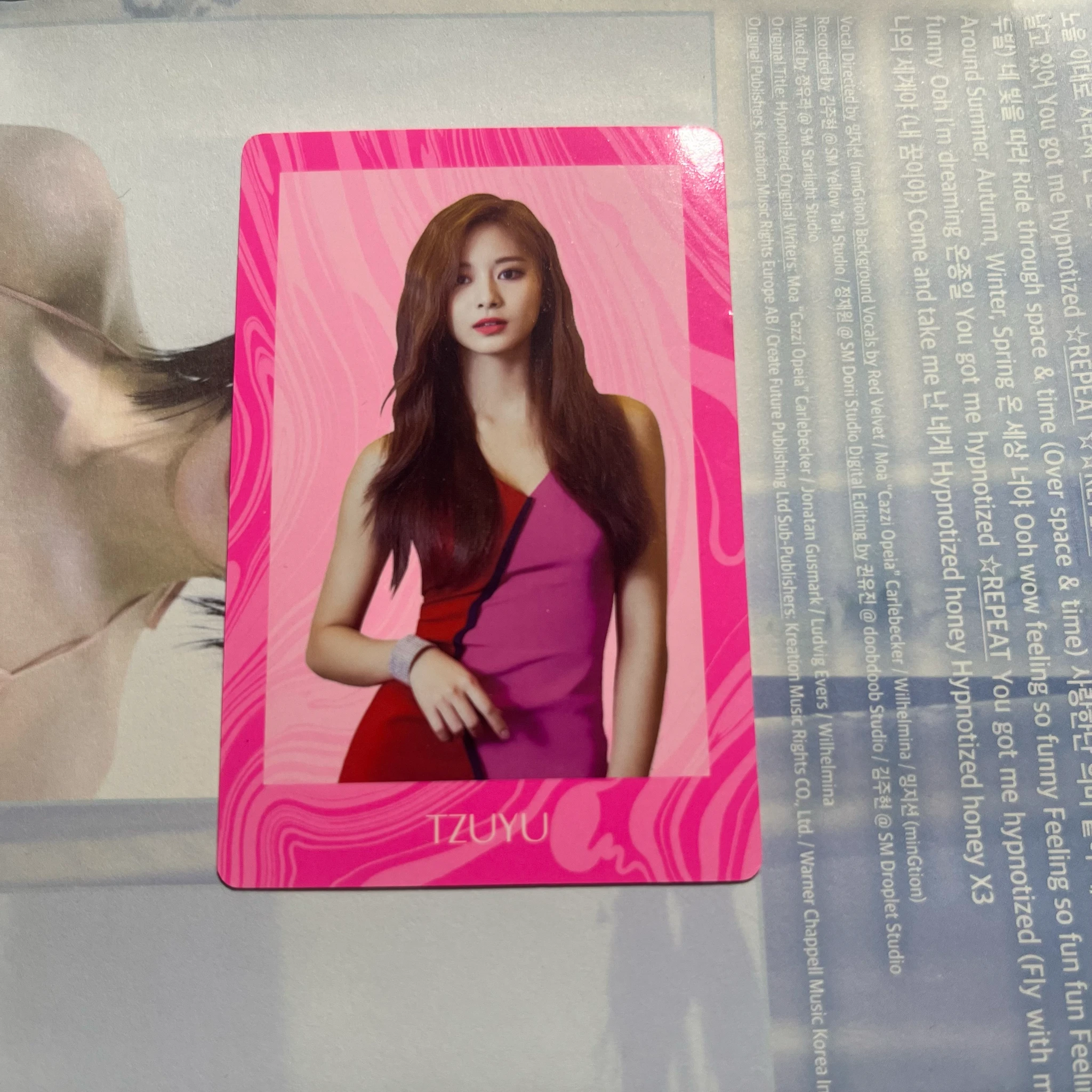 TWICE Tzuyu TWICE - Tzuyu - FANCY YOU Album pob (pre-order benefit) A version photocard set listing photo 1