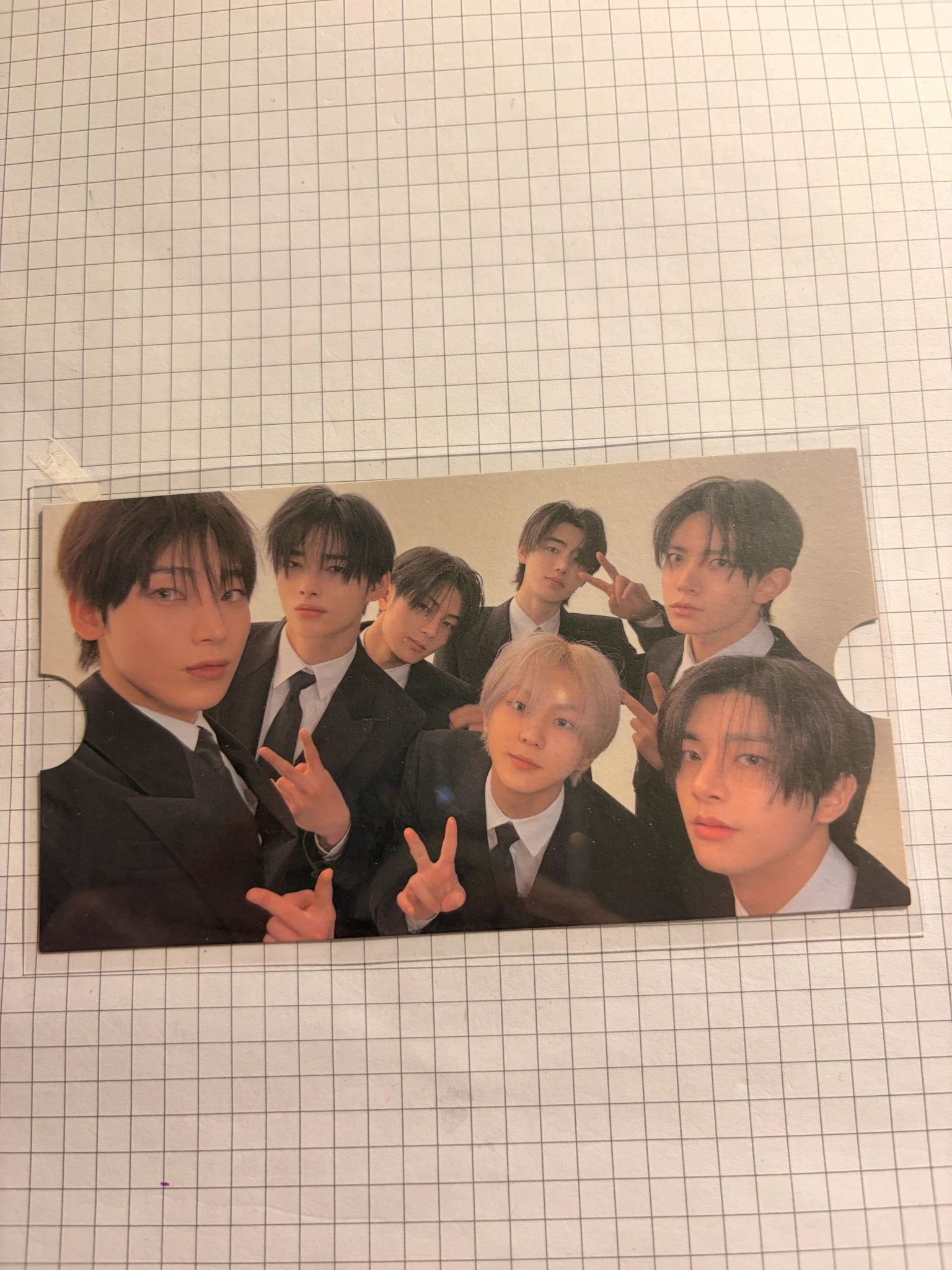 ENHYPEN ENHYPEN - DESIRE: UNLEASH Album horizontal photo ticket we've pob (pre-order benefit) listing photo 1