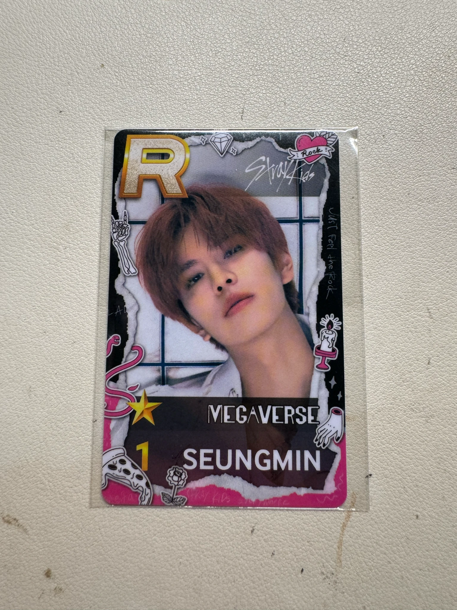 Stray Kids Seungmin Stray Kids - Seungmin - SuperStar JYP (Pop-Ups Only) Event superstar christmas event STAR+ING pvc card bad image - replace listing photo 1