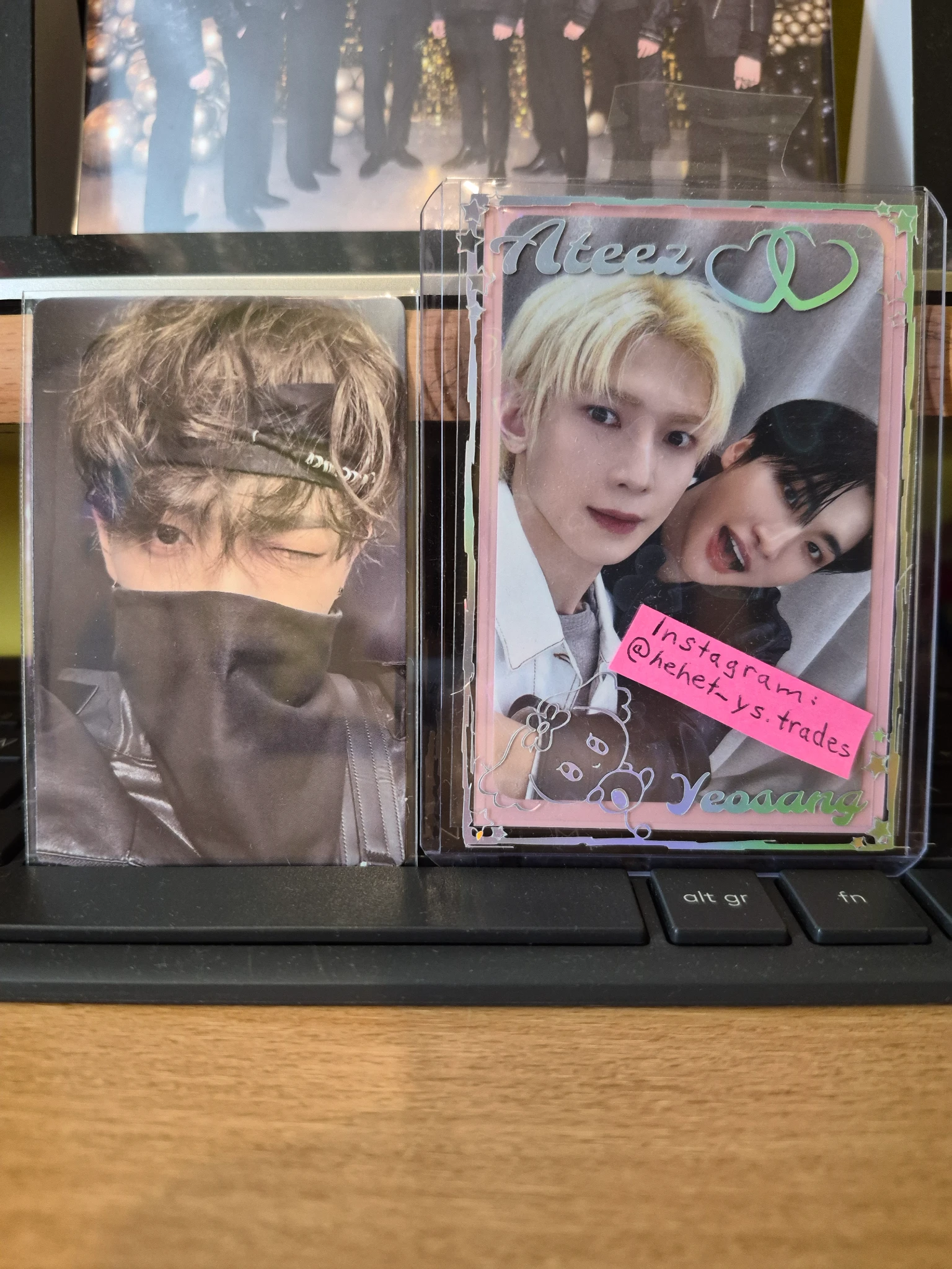 ATEEZ Hongjoong ATEEZ - Hongjoong - THE WORLD EP.FIN: WILL Album digipack version US/EU exclusive album photocard listing photo 1