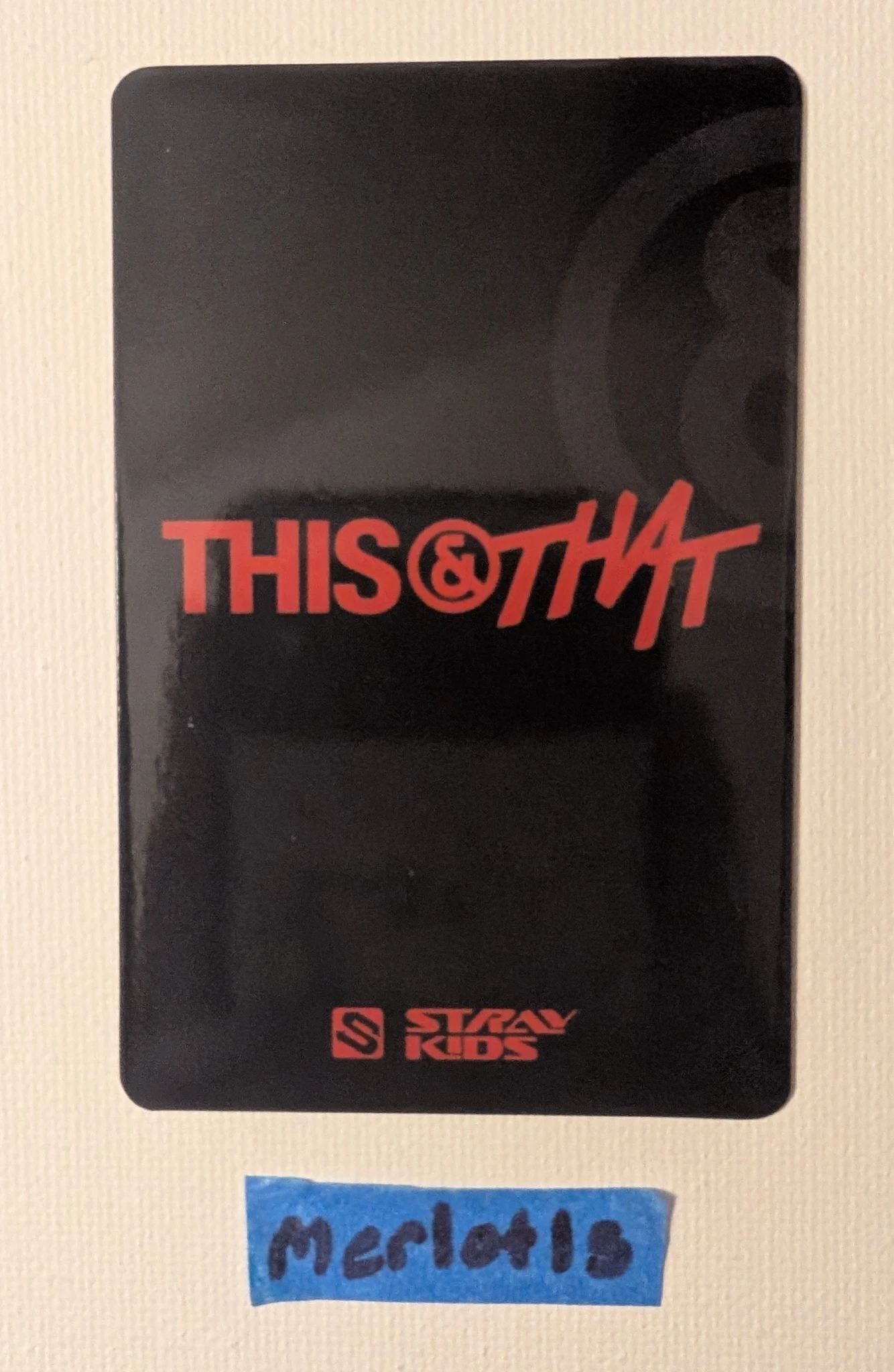 Stray Kids Hyunjin Stray Kids - Hyunjin - This & That Album album photocard fanclub version lenticular listing photo 3