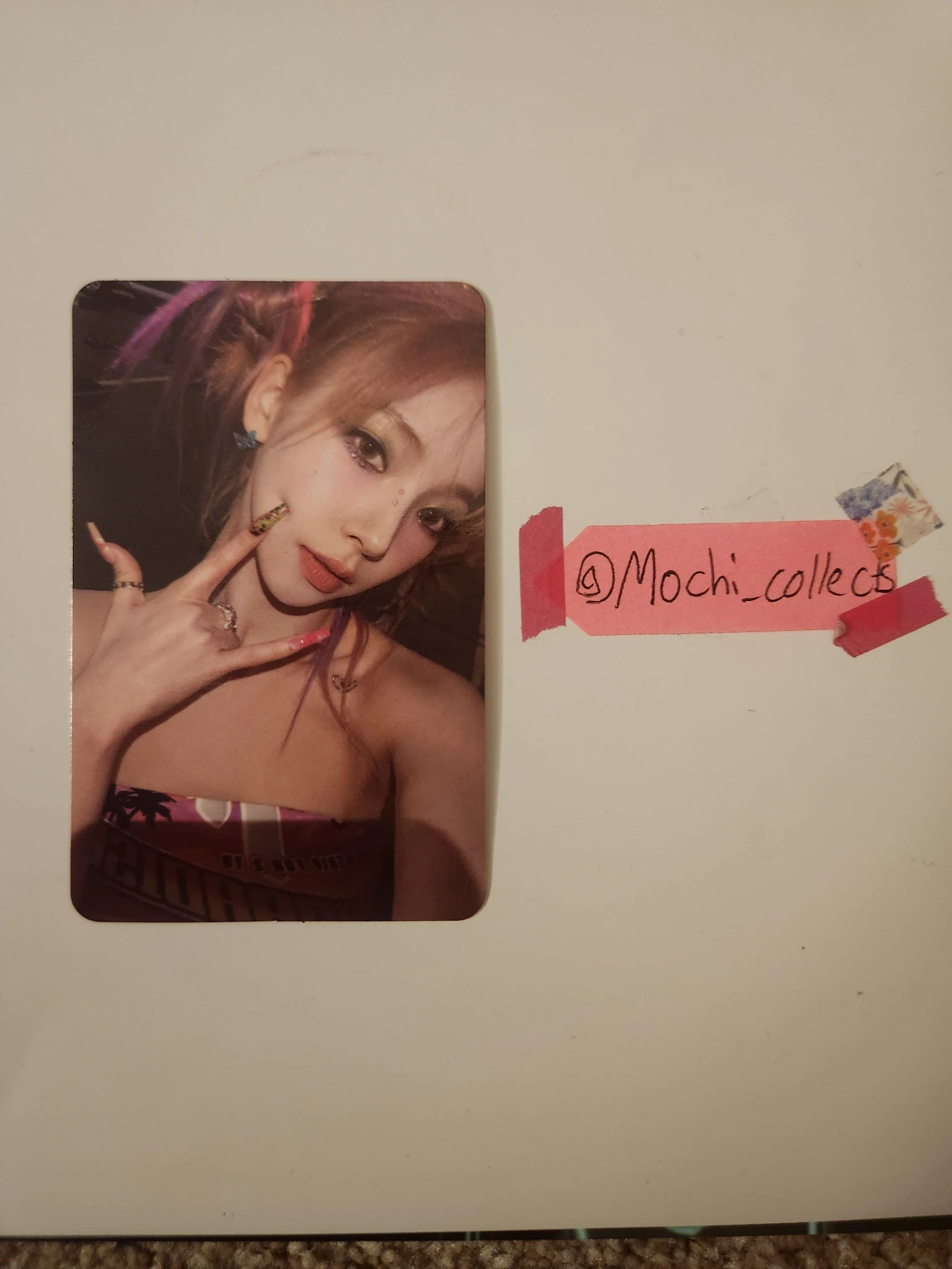 aespa Karina AESPA - Karina - My World Album album photocard korean album smini ver. listing photo 1