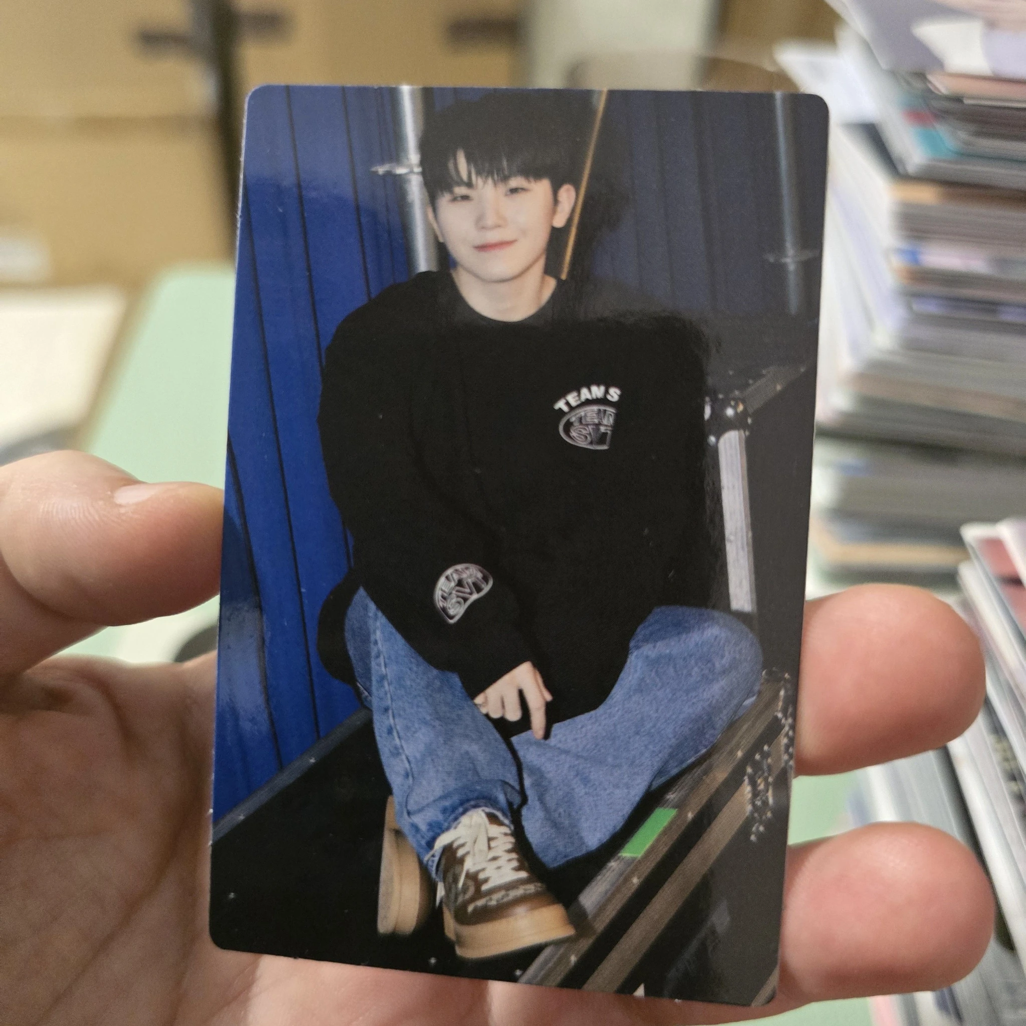 SEVENTEEN Woozi SEVENTEEN - Woozi - 2022 6TH SVT IN CARAT LAND Event fan meeting merch photocard trading card listing photo 1