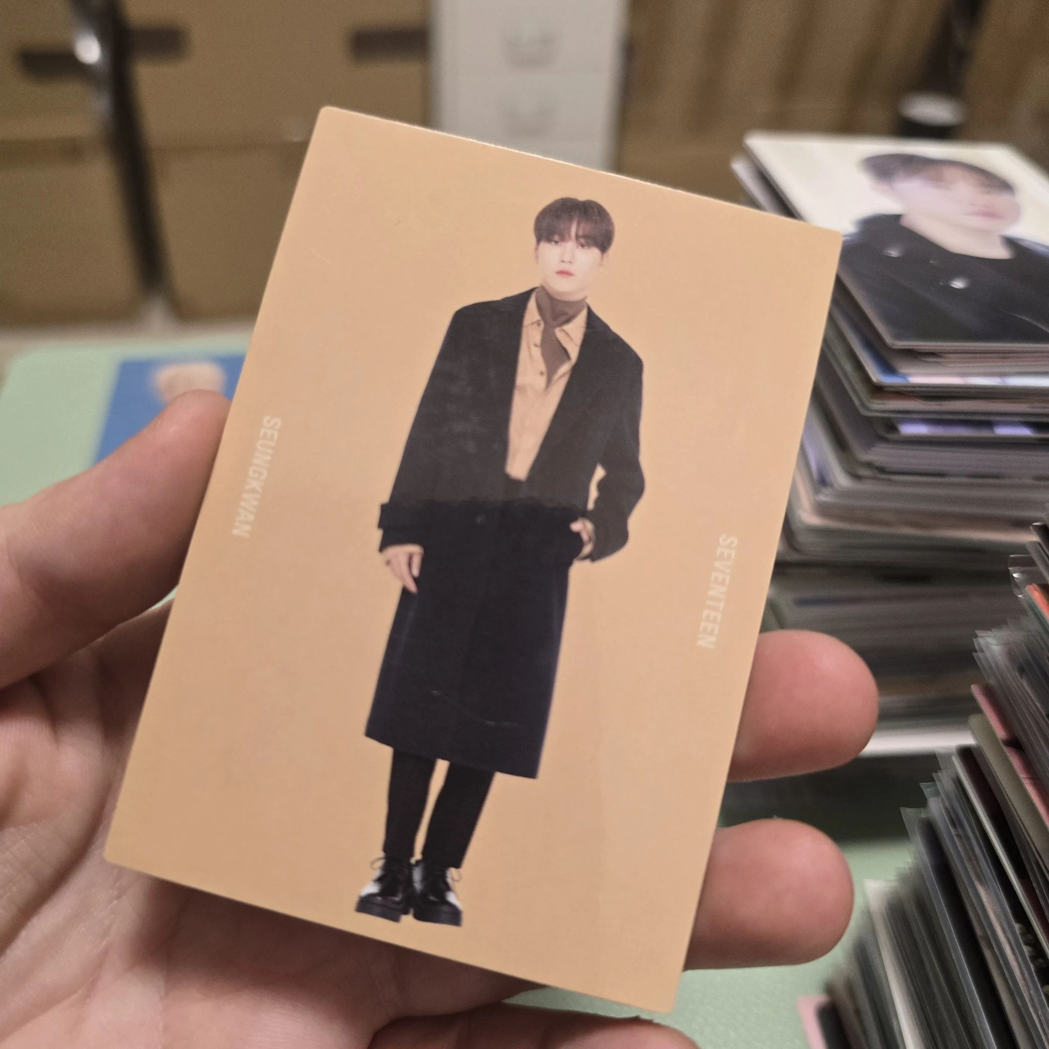 SEVENTEEN Seungkwan SEVENTEEN - Seungkwan - 2020 Winter Goods Merchandise Other japan merch photocard trading card listing photo 1