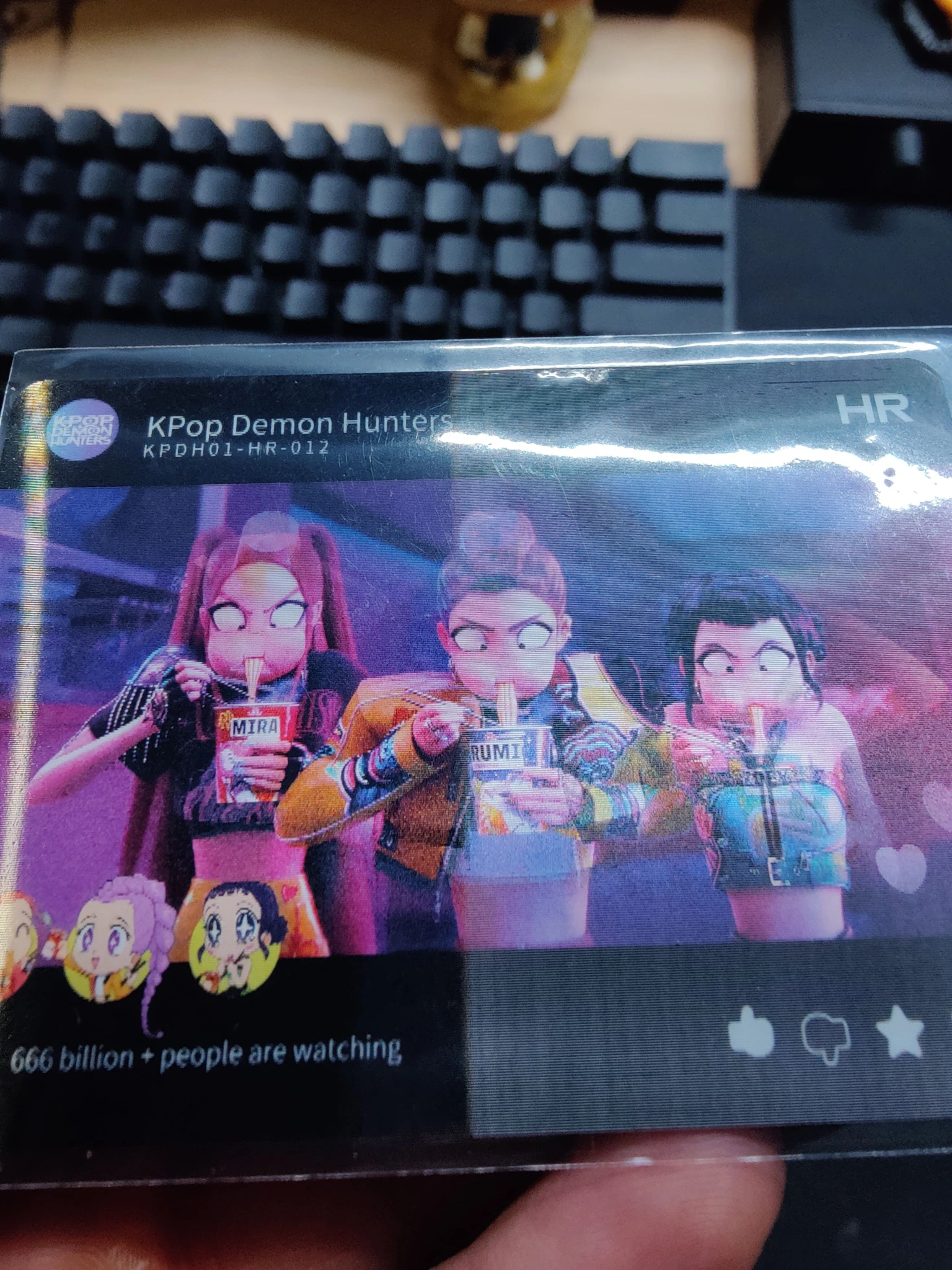 KPop Demon Hunters KPop Demon Hunters - Rumi & Mira & Zoey - Kayou x KDH Collectable Trading Cards Other brand collaboration trading card classic version energy version listing photo 1